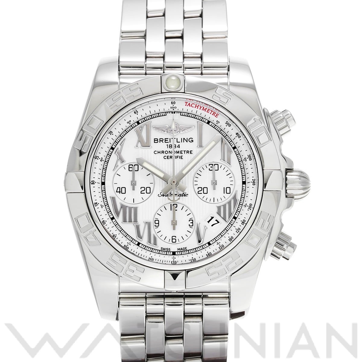 ブライトリング / BREITLING クロノマット 44 AB0110 ホワイト メンズ 時計 【中古】【wristwatch】