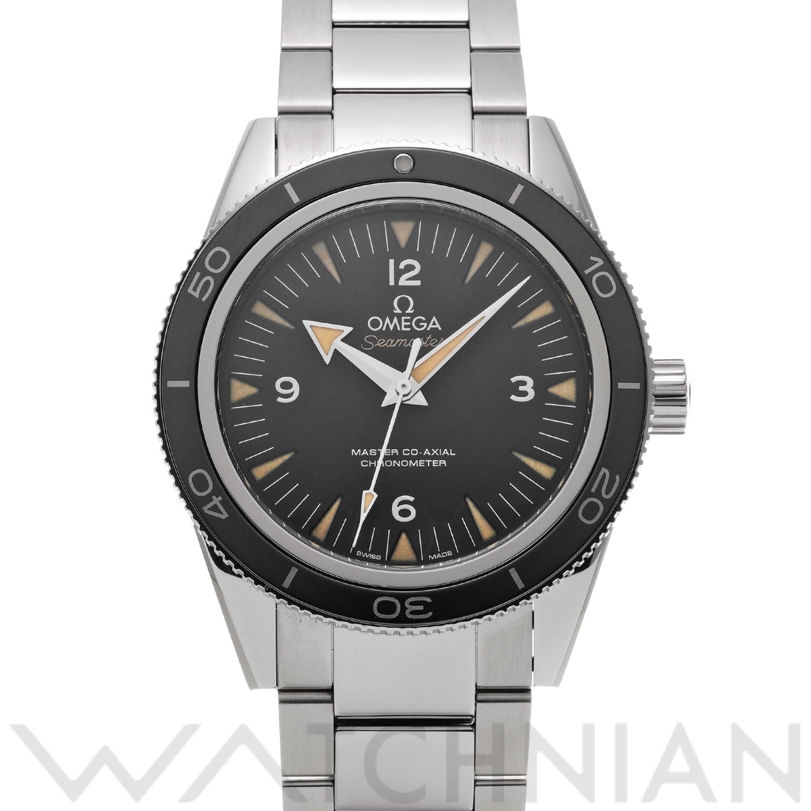 オメガ / OMEGA シーマスター 300 マスターコーアクシャル 233.30.41.21.01.001 ブラック メンズ 時計 【中古】【wristwatch】
