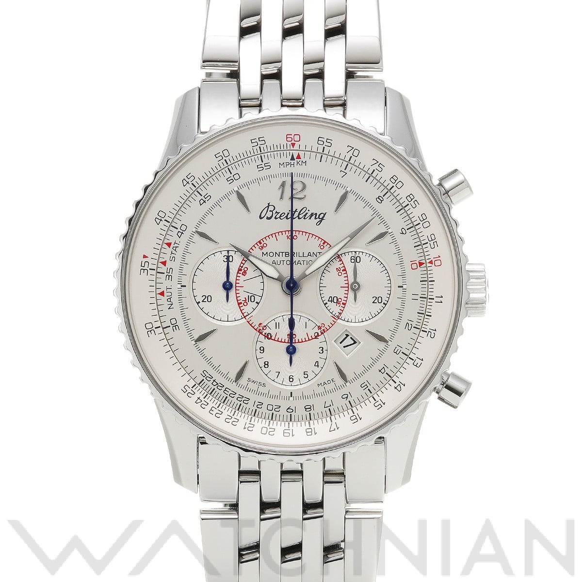 Breitling / BREITLING Montbrillant 38 Japan Edition A400G89NP Silver Men's  Watch [Used] [wristwatch]: Brand Watch | WATCHNIAN Official Online Store  /Former Ippuukishi