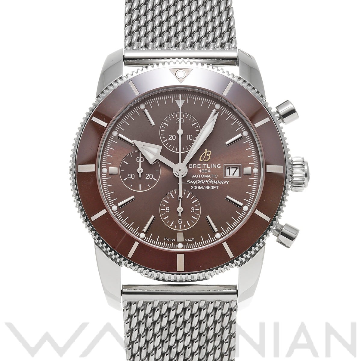 ブライトリング / BREITLING スーパーオーシャン ヘリテージ クロノグラフ 46 A1331233/Q616/295S/A20D.2 ブラウン メンズ 時計 【中古】【wristwatch】