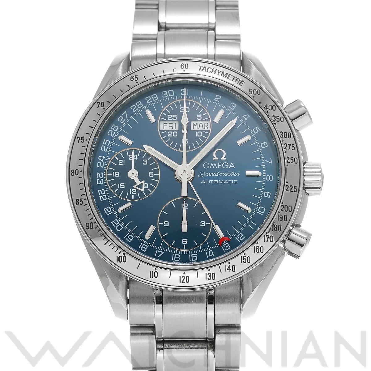 オメガ / OMEGA スピードマスター トリプルカレンダー 3523.80 ブルー メンズ 時計 【中古】【wristwatch】