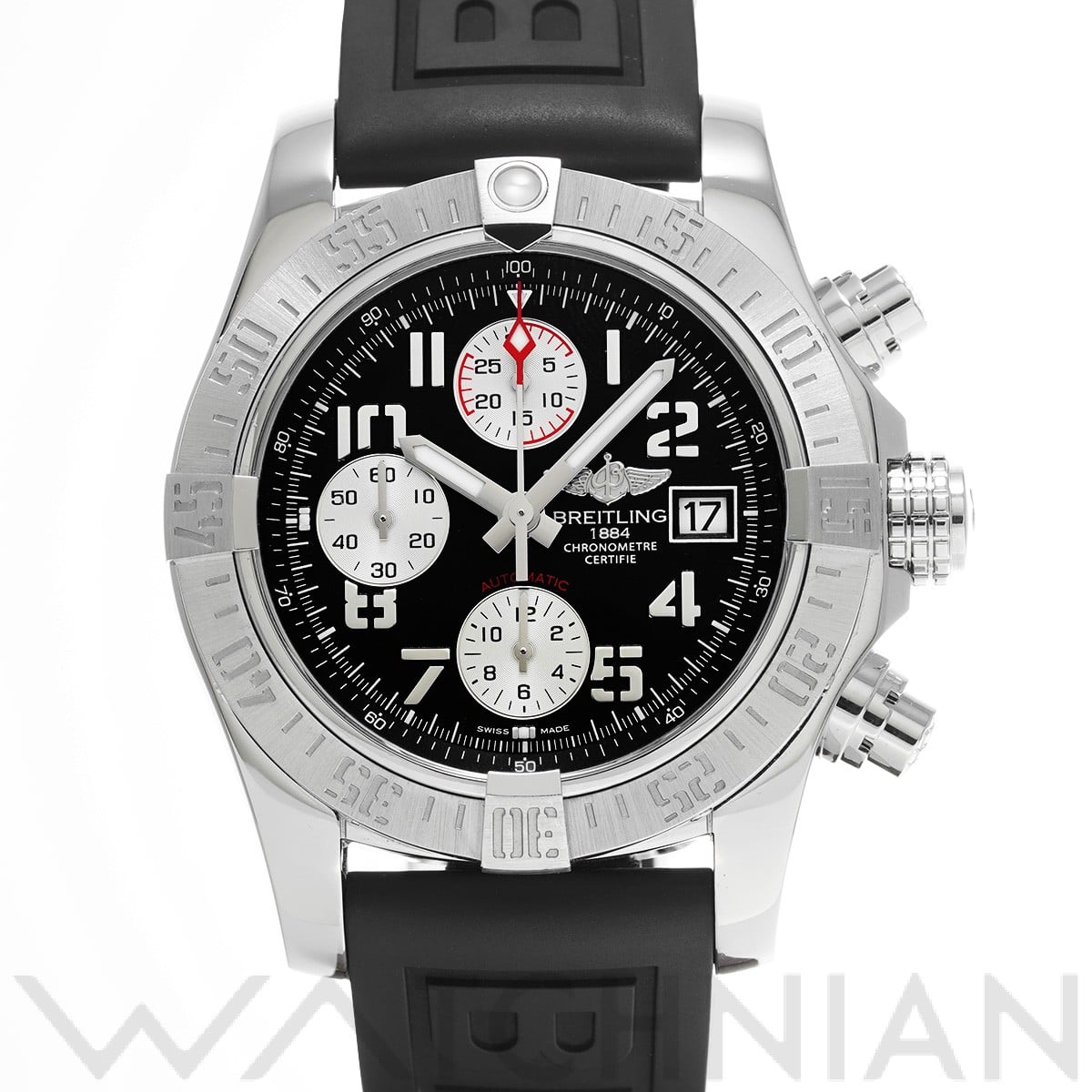 アベンジャーII A1338111/BC33 ブラック ブライトリング BREITLING メンズ 【中古】
