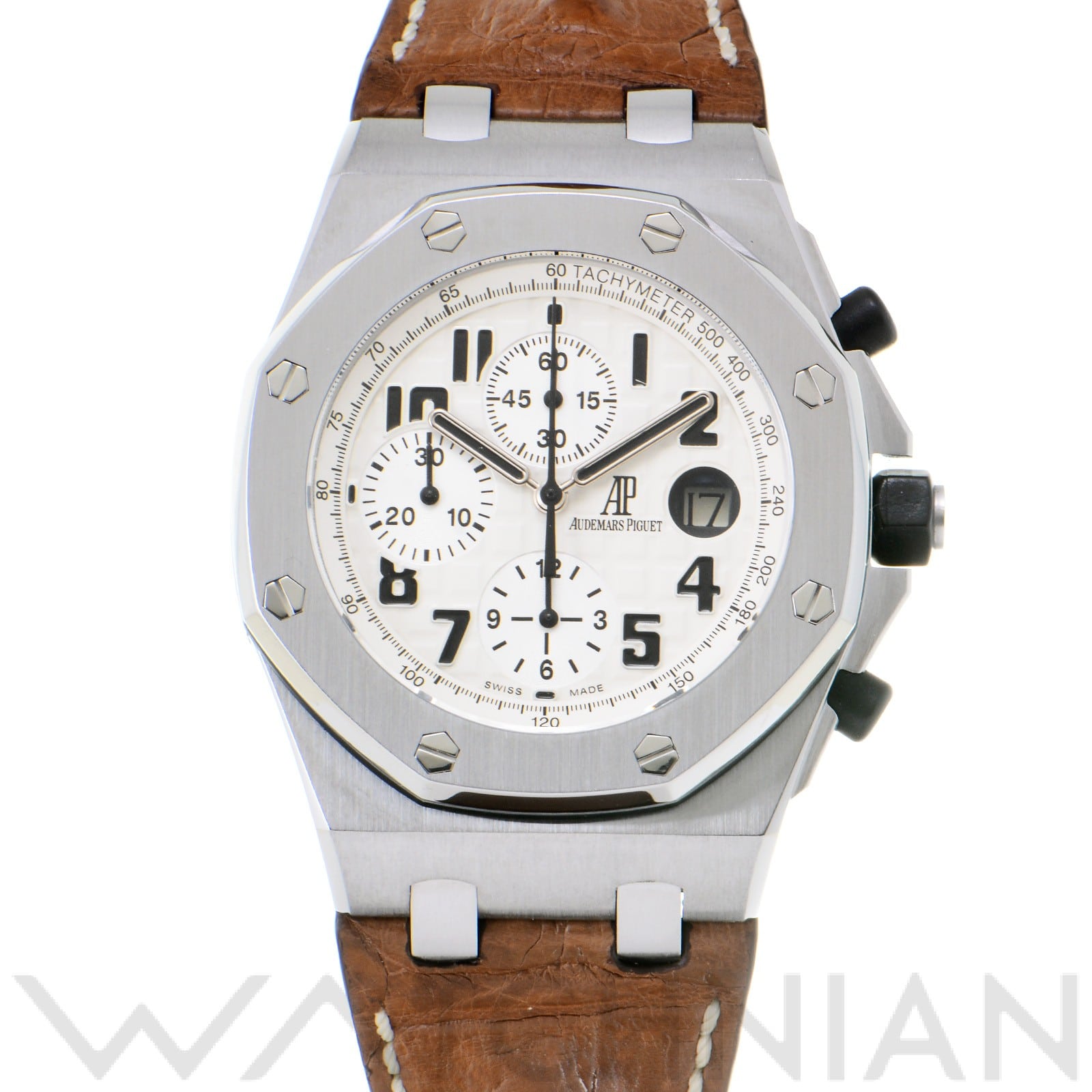 オーデマ ピゲ ロイヤルオーク オフショア クロノグラフ サファリ 26170ST.OO.D091CR.01 ホワイト/シルバー メンズ 時計 【中古】【wristwatch】