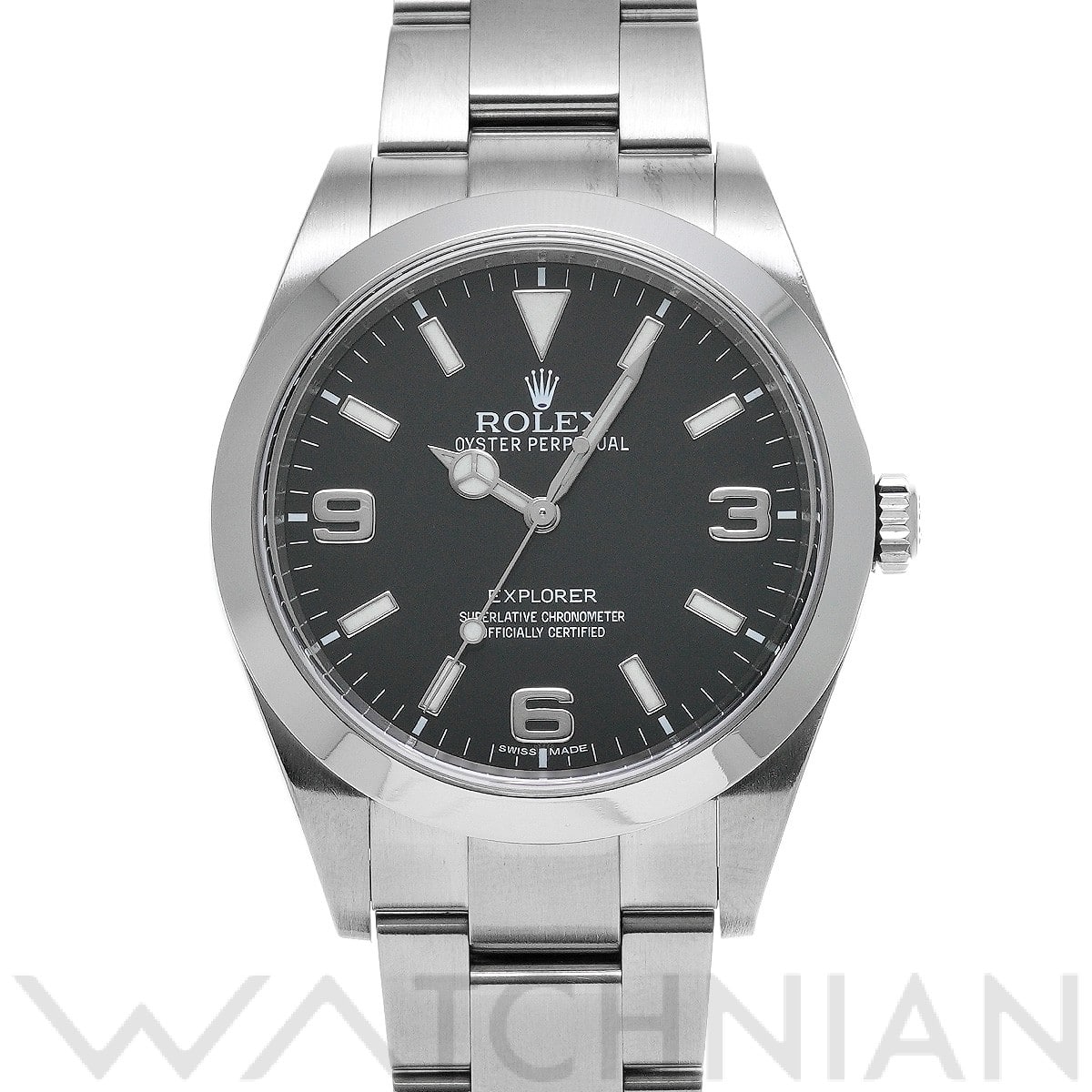 ロレックス エクスプローラー 214270 ブラック メンズ 時計 【中古】【wristwatch】