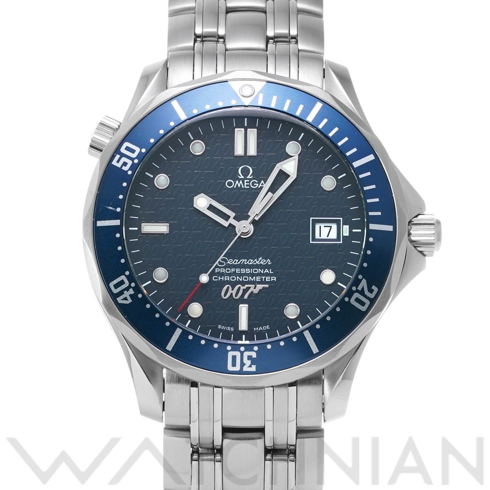 オメガ / OMEGA シーマスター プロフェッショナル 300 ジェームスボンド 007 40th 2537.80 ブルー メンズ 時計 【中古】【wristwatch】
