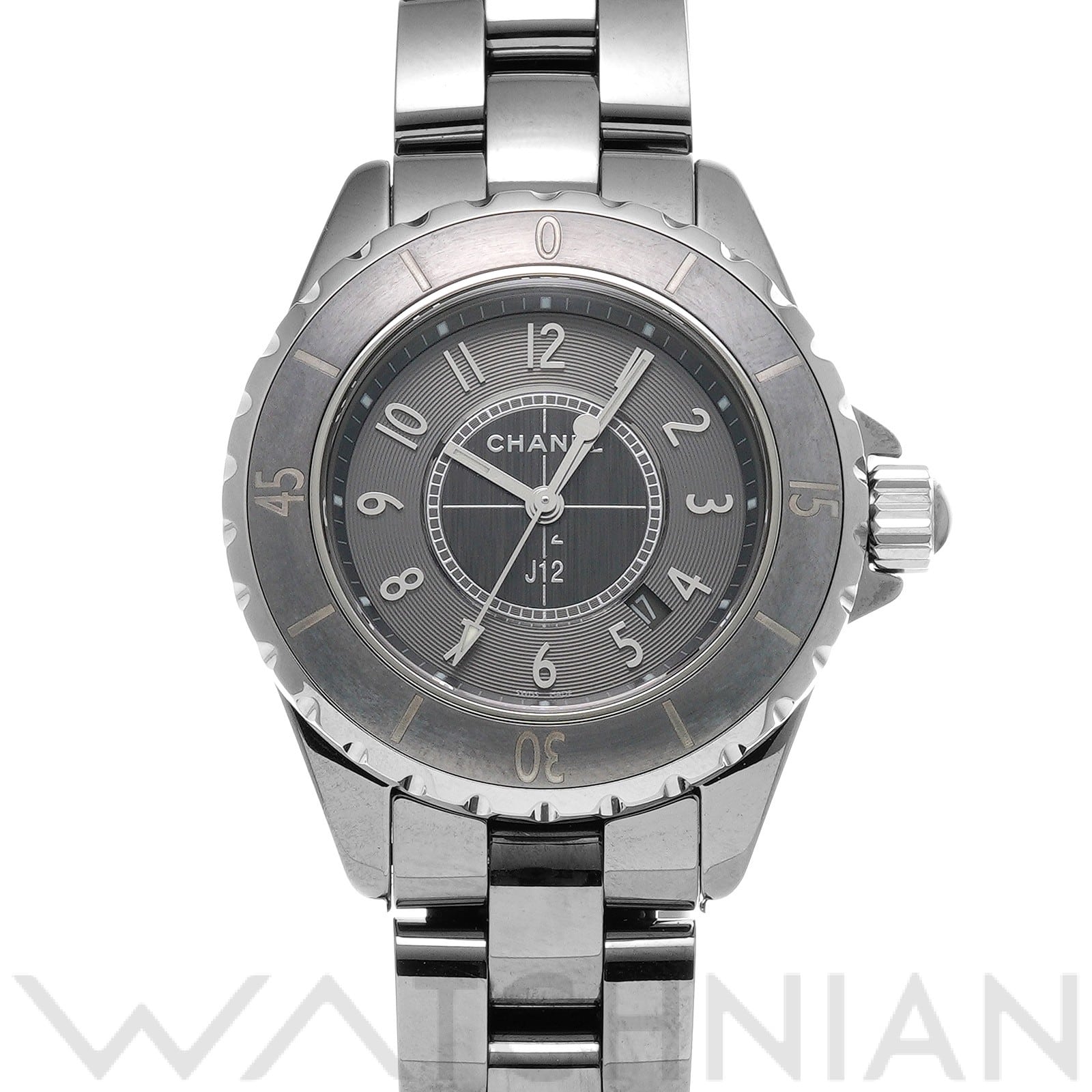 シャネル / CHANEL J12 クロマティック 33MM H2978 グレー レディース 時計 【中古】【wristwatch】