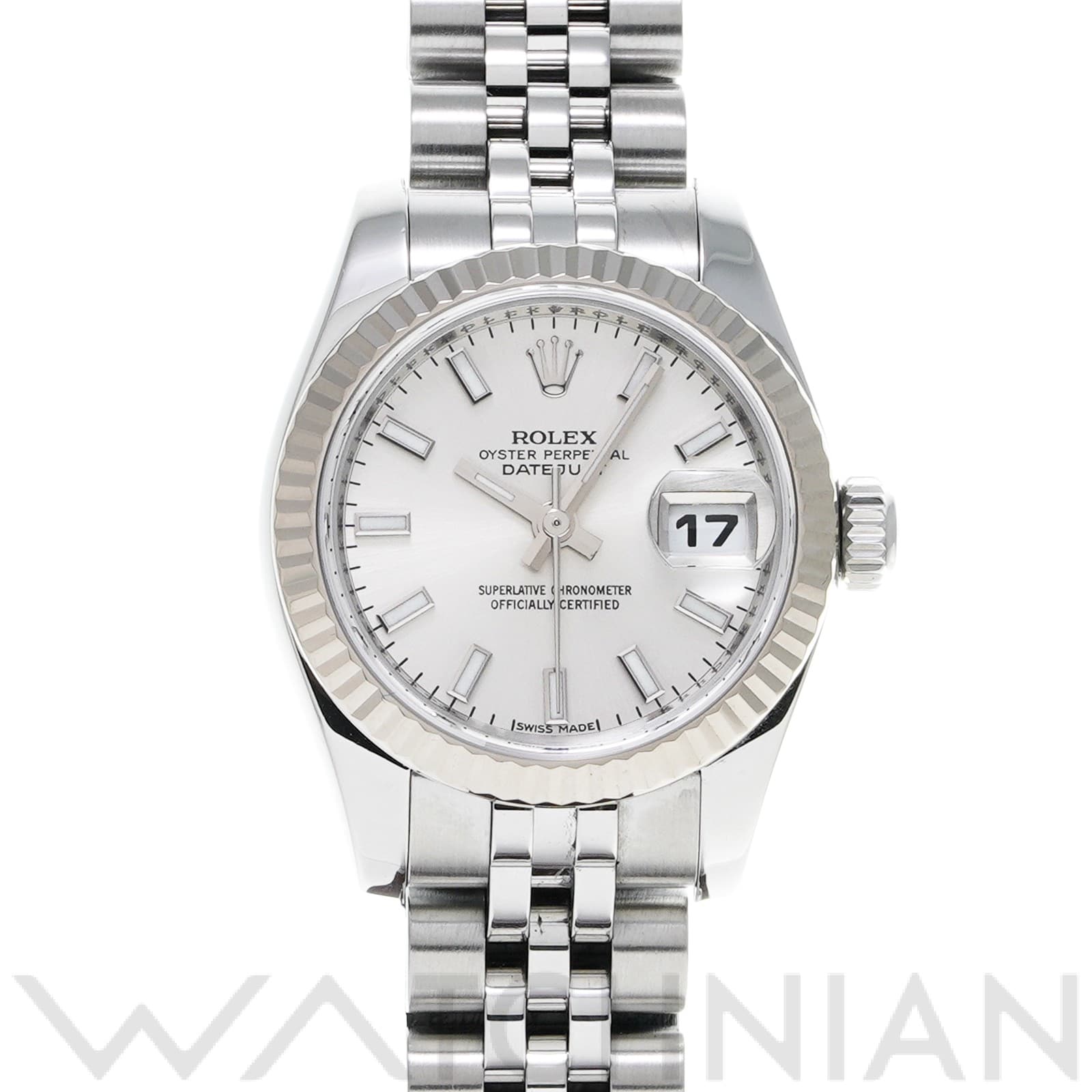 ロレックス レディ デイトジャスト 26 179174 シルバー レディース 時計 【中古】【wristwatch】