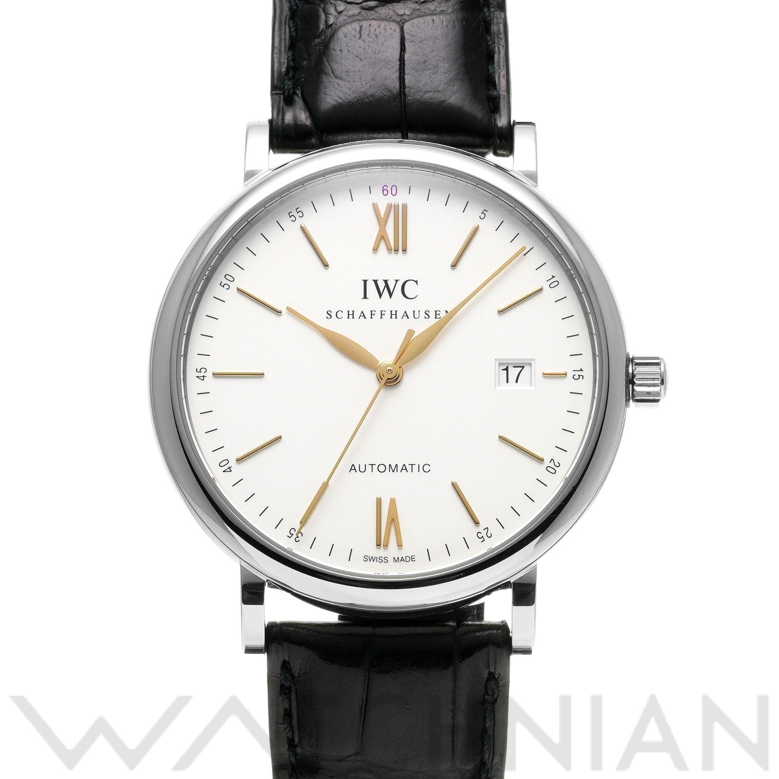 ポートフィノ オートマティック IW356517 シルバー インターナショナルウォッチカンパニー IWC メンズ 【中古】
