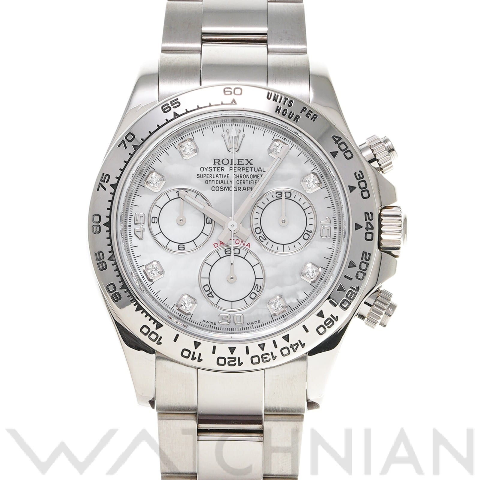 ロレックス コスモグラフ デイトナ 116509NG ホワイトシェル/ダイヤモンド メンズ 時計 【中古】【wristwatch】