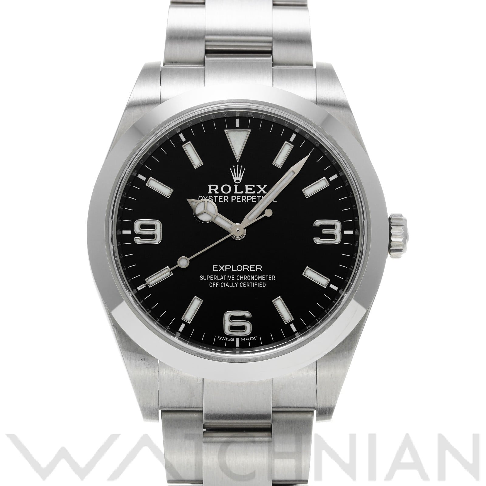 ロレックス エクスプローラー 214270 ブラック メンズ 時計 【中古】【wristwatch】