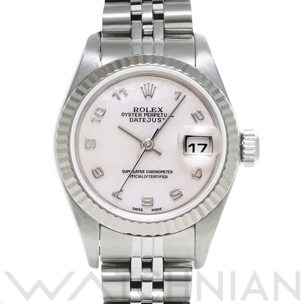 ロレックス デイトジャスト 26 79174NA ピンクシェル レディース 時計 【中古】【wristwatch】