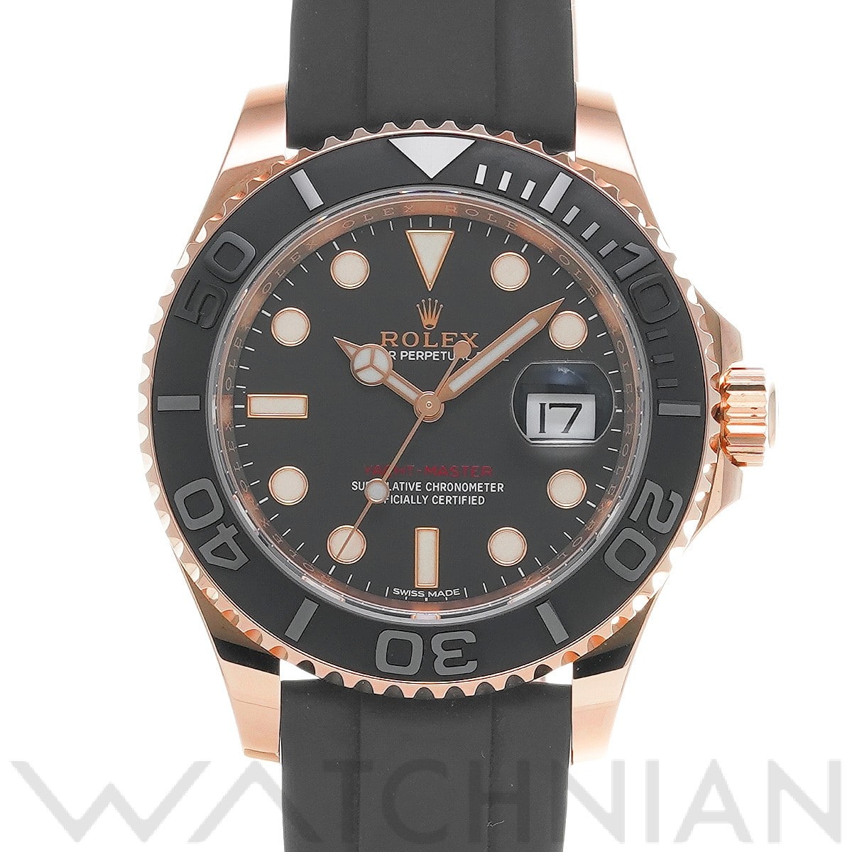 ヨットマスター 40 116655 ランダムシリアル ブラック ロレックス ROLEX メンズ 【中古】
