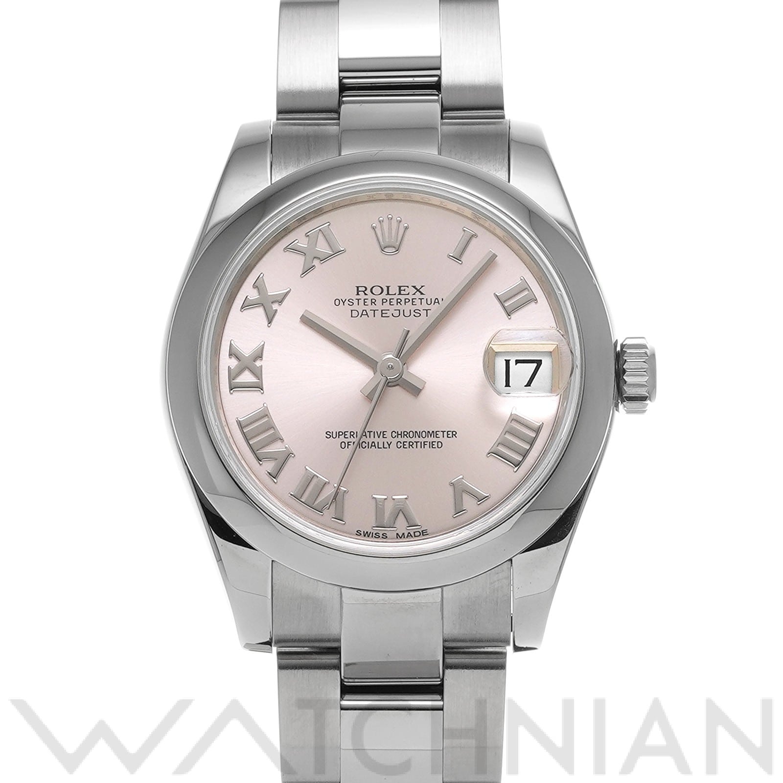 ロレックス デイトジャスト 31 178240 ピンク ユニセックス 時計 【中古】【wristwatch】