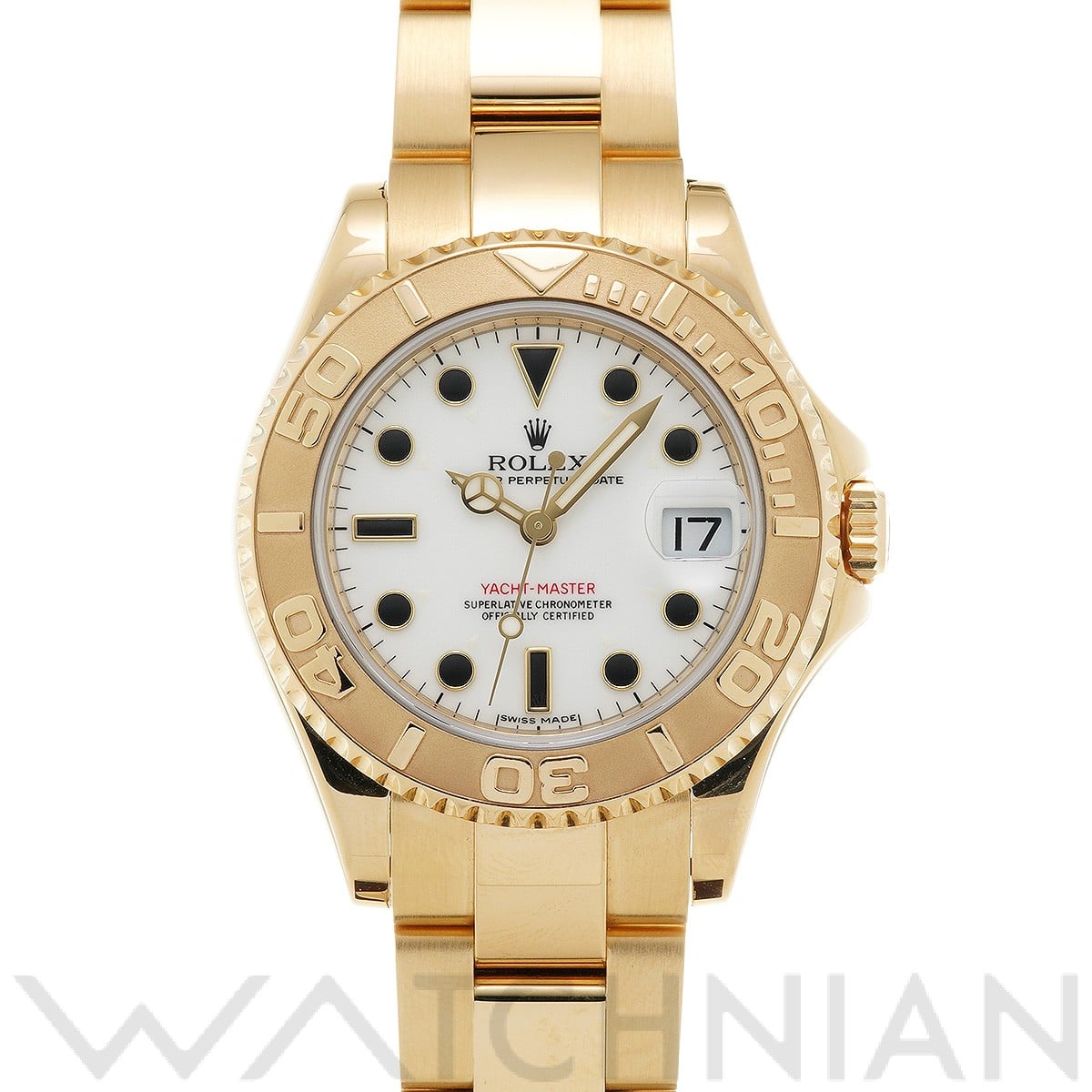 ロレックス / ROLEX ヨットマスター 34 168628 ホワイト ユニセックス 時計 【中古】【wristwatch】