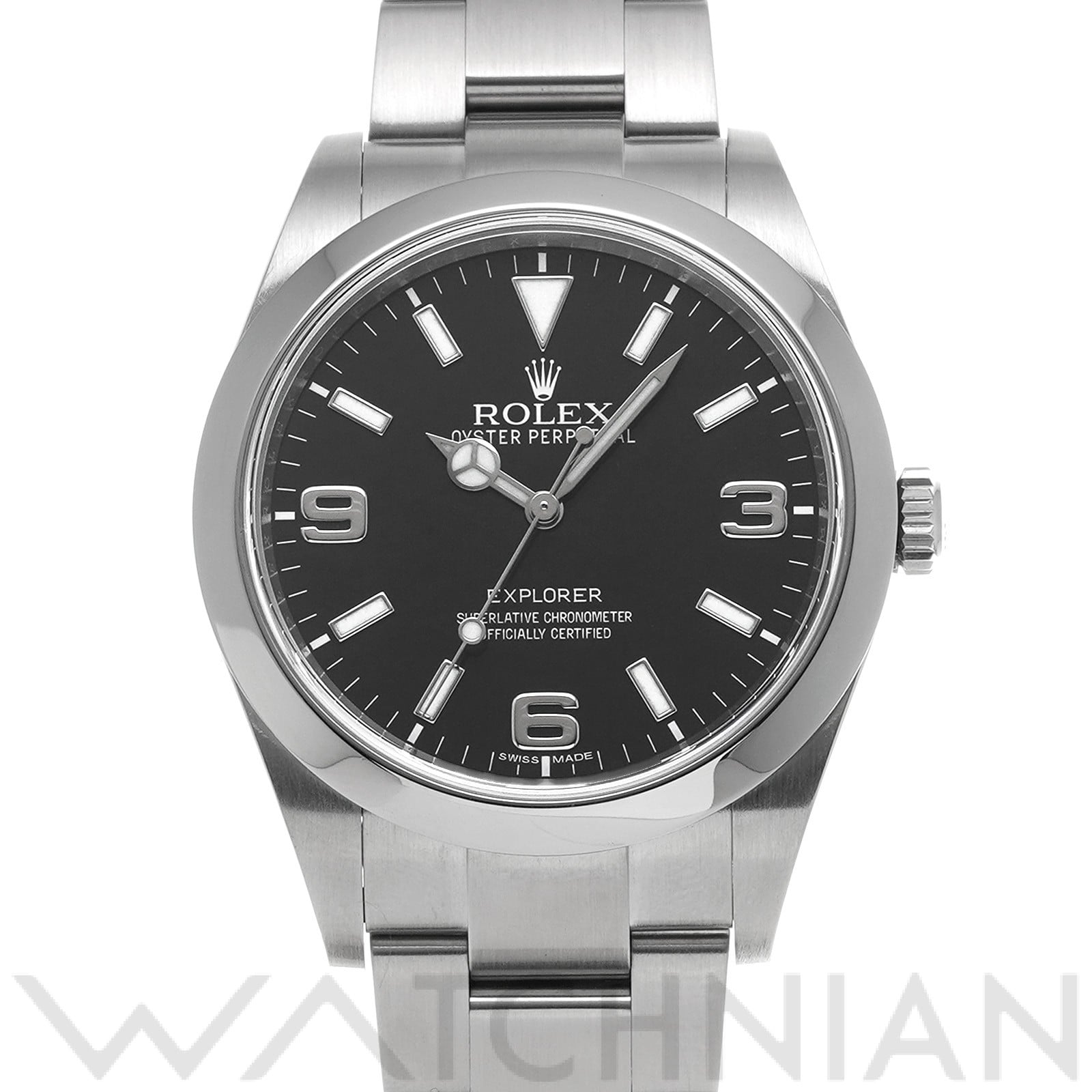 ロレックス エクスプローラー 214270 ブラック メンズ 時計 【中古】【wristwatch】