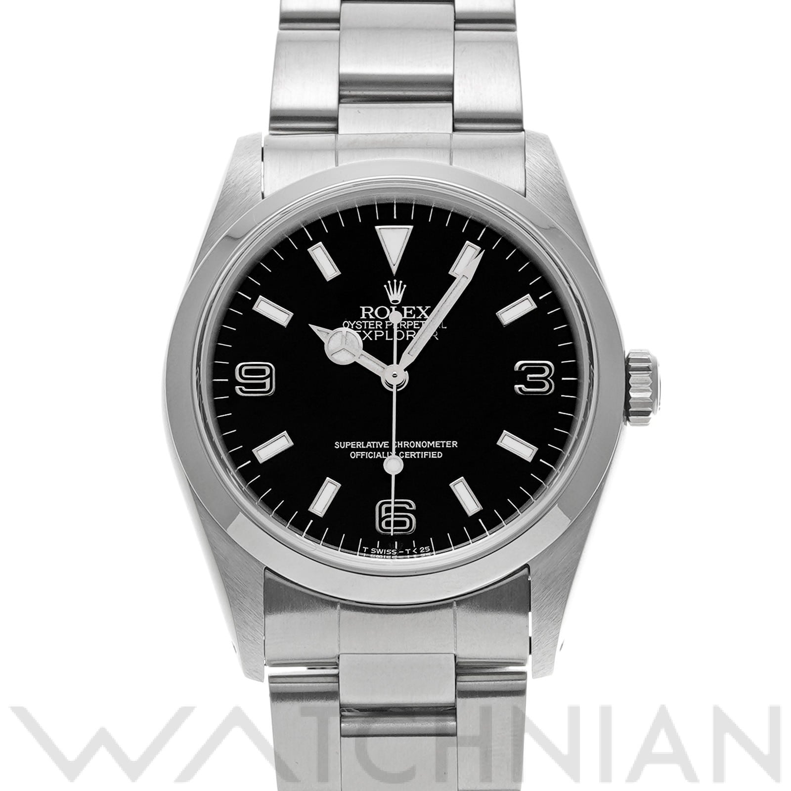 ロレックス エクスプローラー ブラックアウト 14270 ブラック メンズ 時計 【中古】【wristwatch】