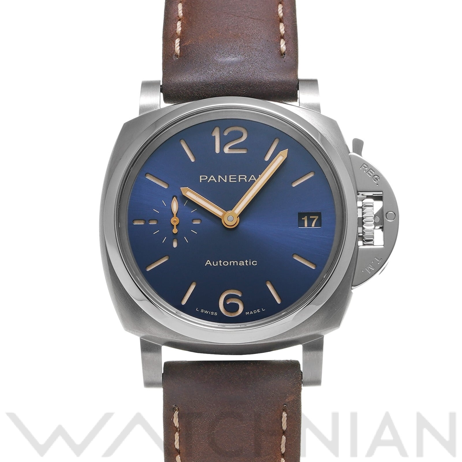 ルミノール ドゥエ PAM00926 V番(2019年製造) ブルー パネライ PANERAI ユニセックス 【中古】