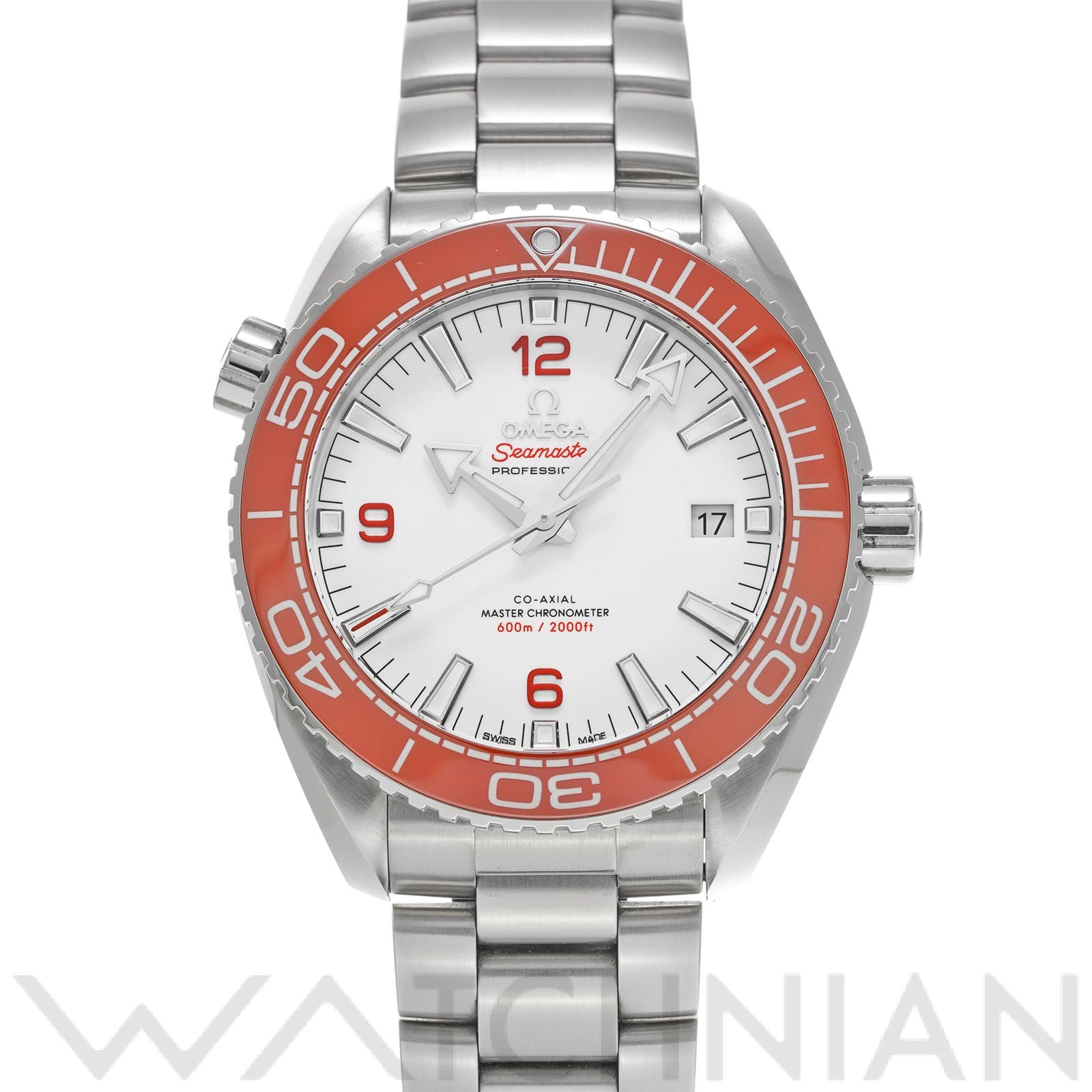 オメガ / OMEGA シーマスター プラネットオーシャン 600 コーアクシャル マスタークロノメーター 215.30.44.21.04.001 ホワイト メンズ 時計 【中古】【wristwatch】