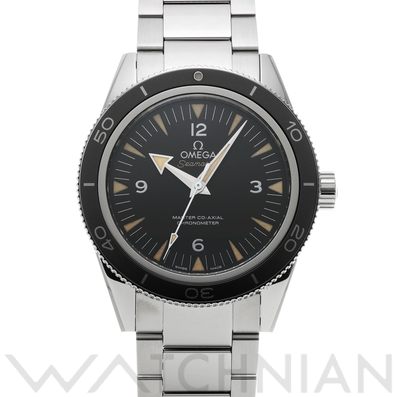 オメガ / OMEGA シーマスター 300 マスターコーアクシャル 233.30.41.21.01.001 ブラック メンズ 時計 【中古】【wristwatch】