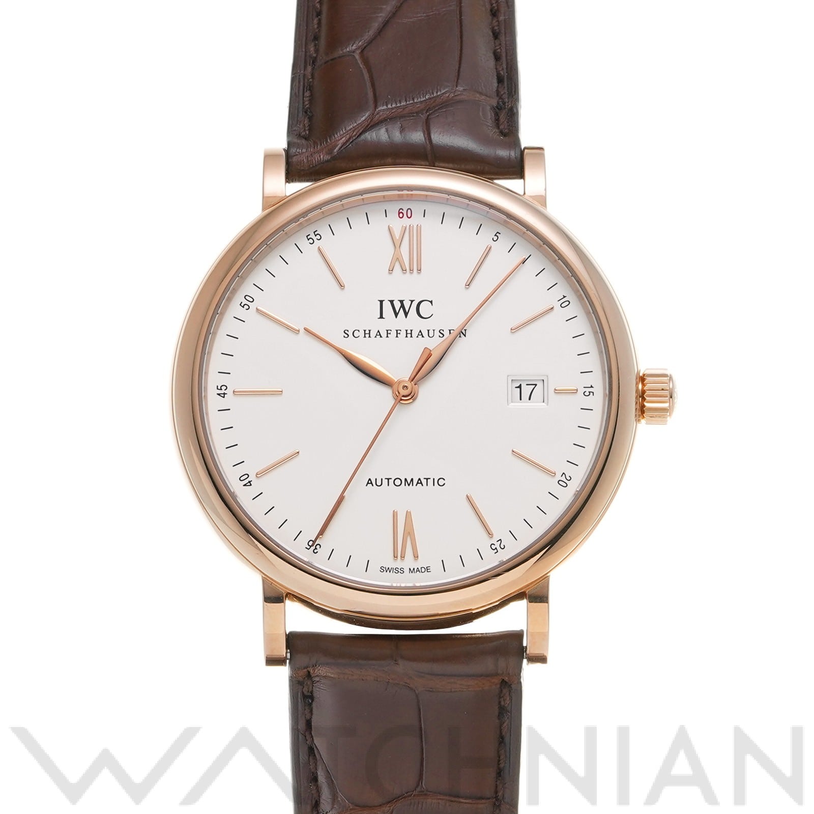 IWC ポートフィノ オートマティック IW356504 シルバーメッキ メンズ 時計 【中古】【wristwatch】
