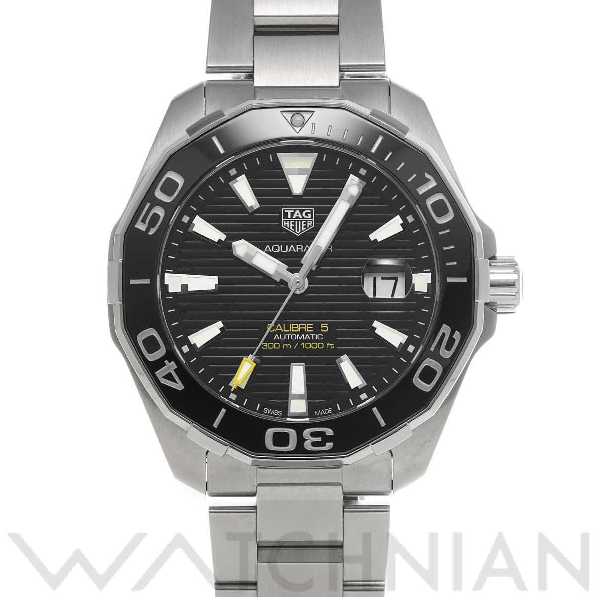 タグ ホイヤー / TAG HEUER アクアレーサー キャリバー5 WAY201A.BA0927 ブラック メンズ 時計 【中古】【wristwatch】