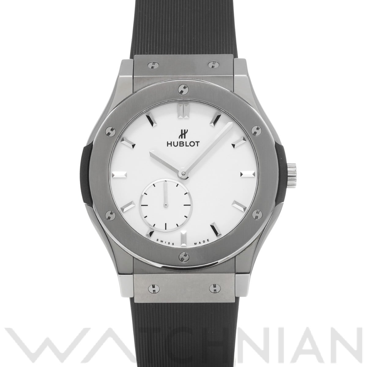 ウブロ / HUBLOT クラシックフュージョン チタニウム クラシコ ウルトラシン 545.NX.2210.LR ホワイト メンズ 時計 【中古】【wristwatch】