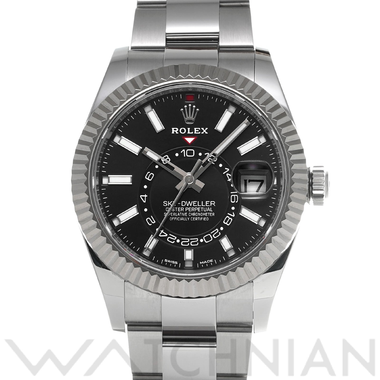 スカイドゥエラー 326934 ランダムシリアル ブライトブラック ロレックス ROLEX メンズ 【中古】