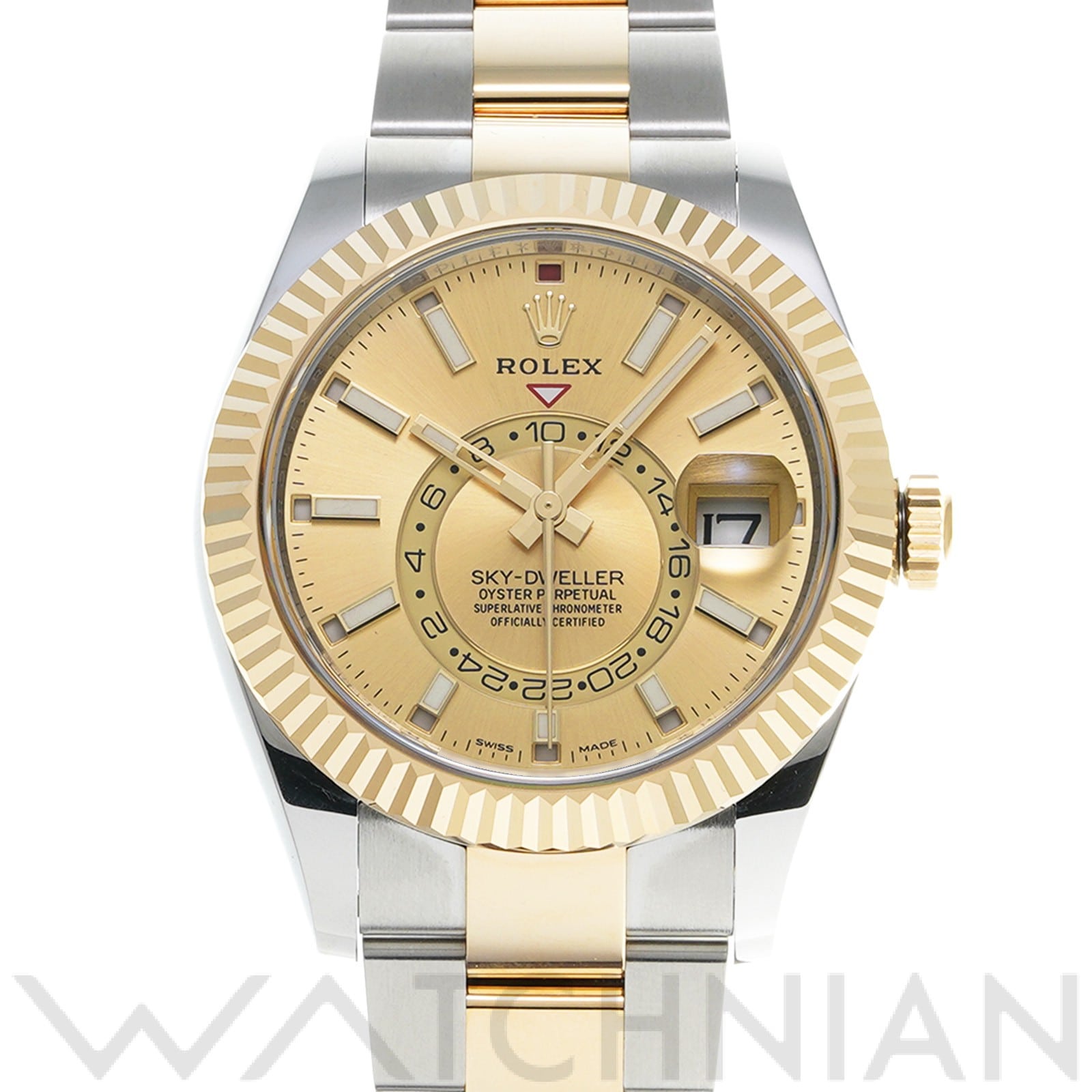 ロレックス / ROLEX スカイドゥエラー 326933 シャンパン メンズ 時計 【未使用】【wristwatch】