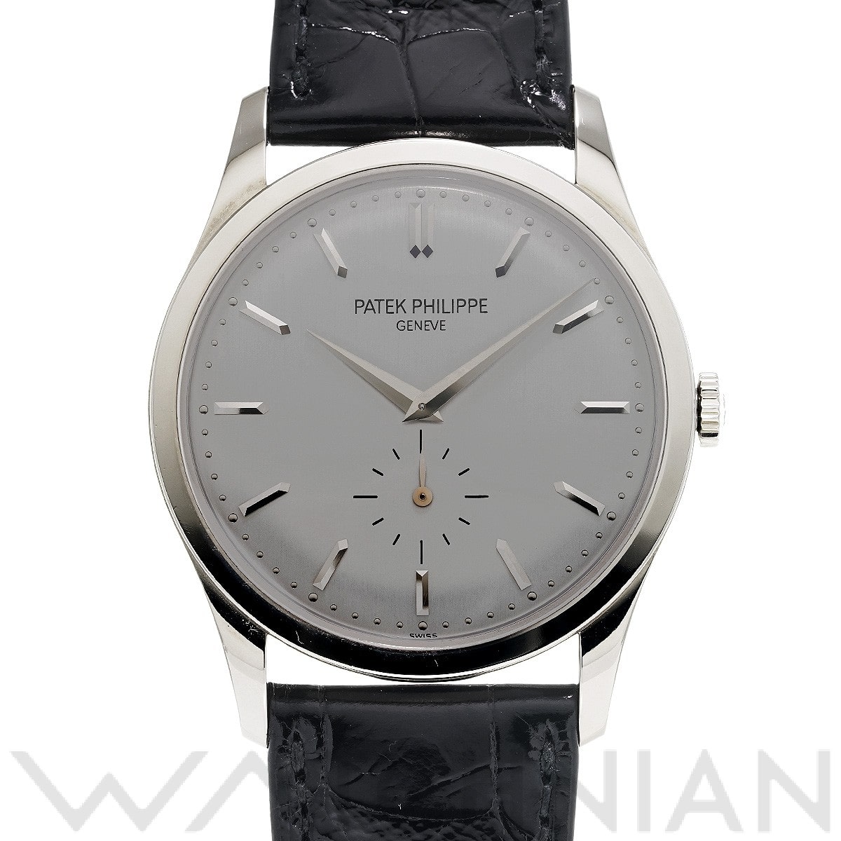 カラトラバ 5196G-001 グレー パテック フィリップ PATEK PHILIPPE メンズ 【中古】