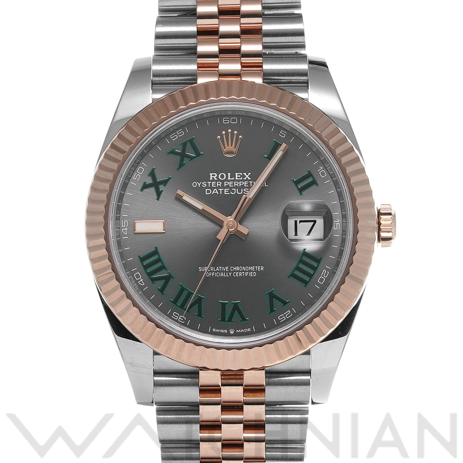 ロレックス デイトジャスト 41 126331 スレート メンズ 時計 【中古】【wristwatch】