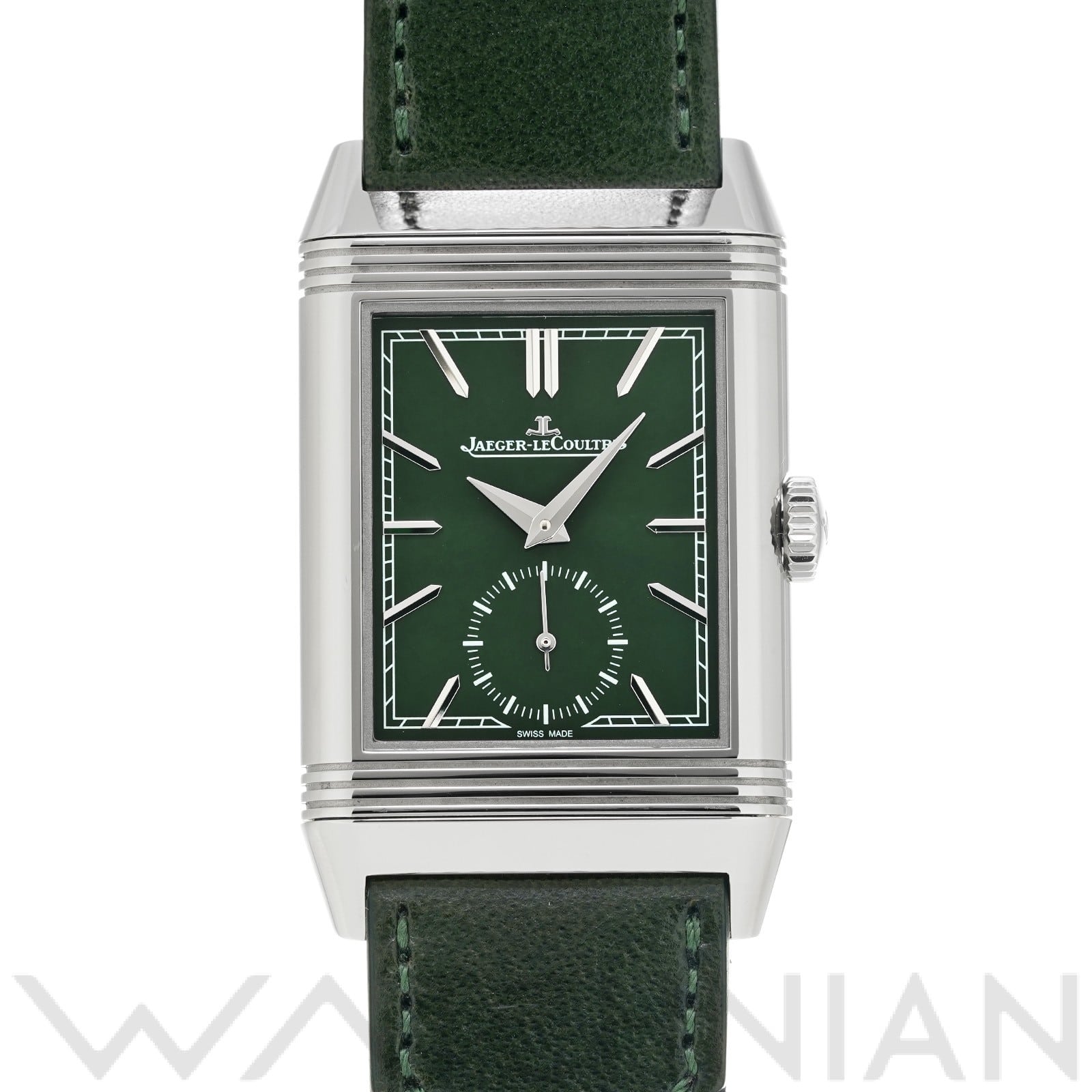 ジャガー ルクルト / Jaeger-LeCoultre レベルソ トリビュート スモールセコンド Q3978430 グリーン メンズ 時計 【中古】【wristwatch】