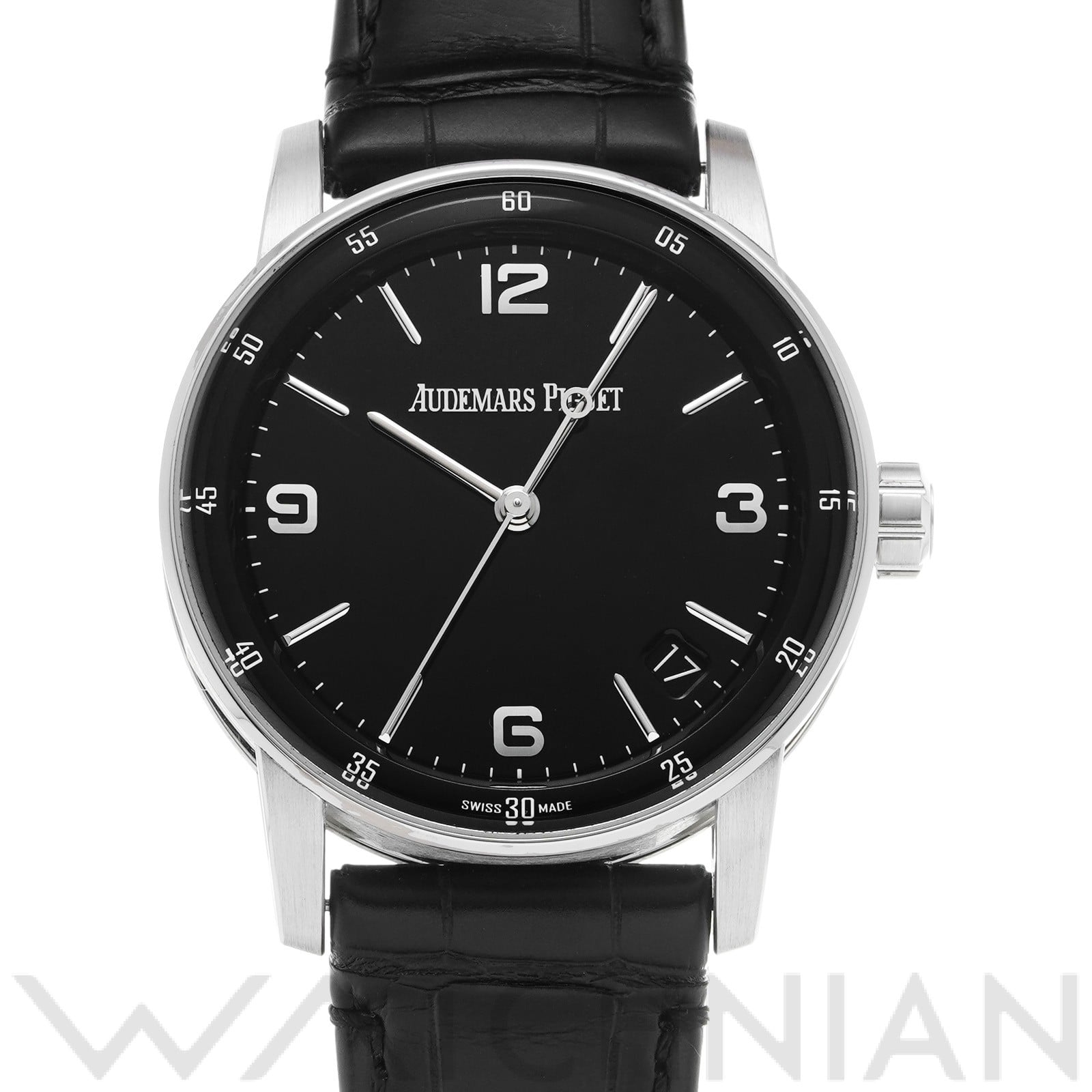 オーデマ ピゲ CODE 11.59 バイ オーデマピゲ 15210BC.OO.A002CR.01 ブラックラッカー メンズ 時計 【中古】【wristwatch】