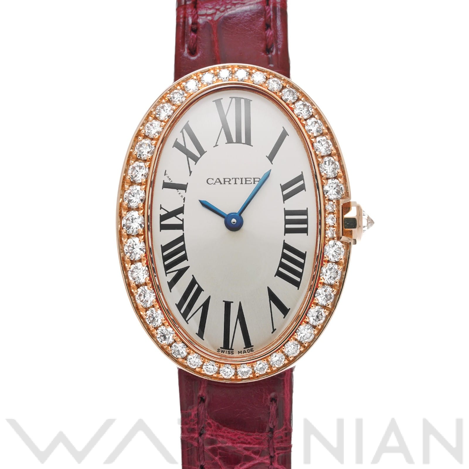 カルティエ ベニュワール SM WB520004 シルバー レディース 時計 【中古】【wristwatch】