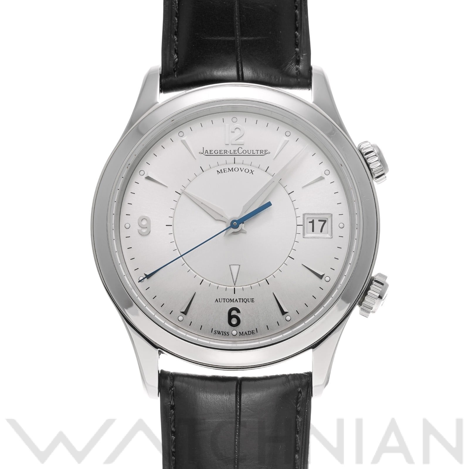 ジャガー ルクルト マスター メモボックス Q1418430 シルバー メンズ 時計 【中古】【wristwatch】
