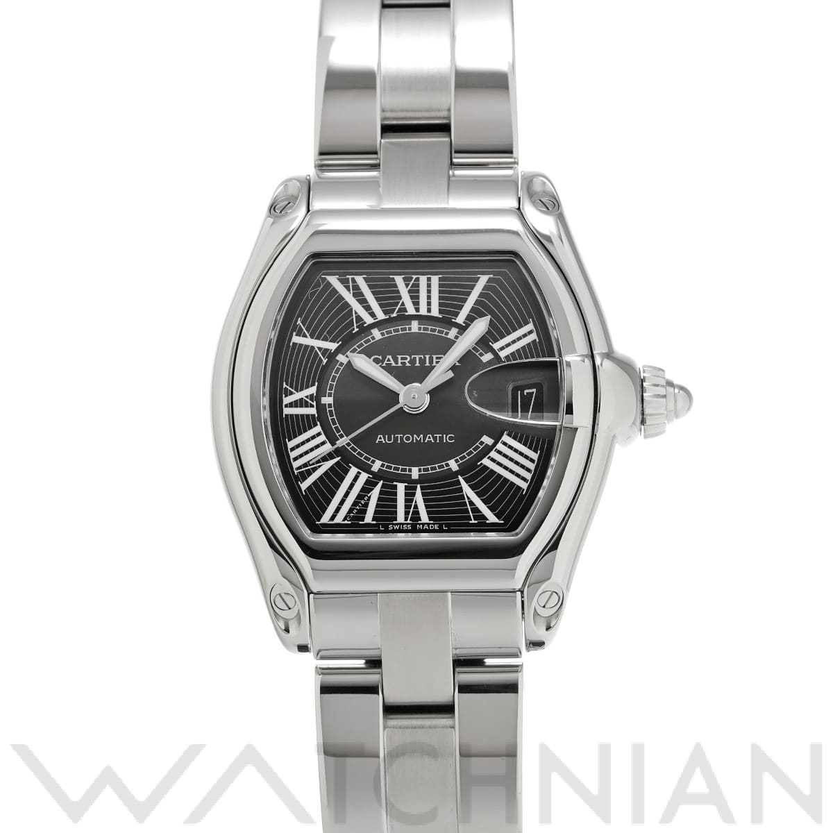 カルティエ / CARTIER ロードスター LM W62041V3 ブラック メンズ 時計 【中古】【wristwatch】