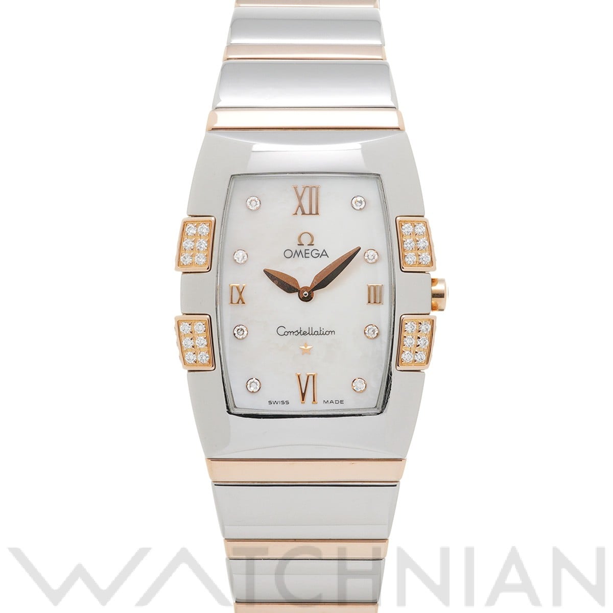 オメガ / OMEGA コンステレーション クアドレラ 1286.75 ホワイトシェル/ダイヤモンド レディース 時計 【中古】【wristwatch】