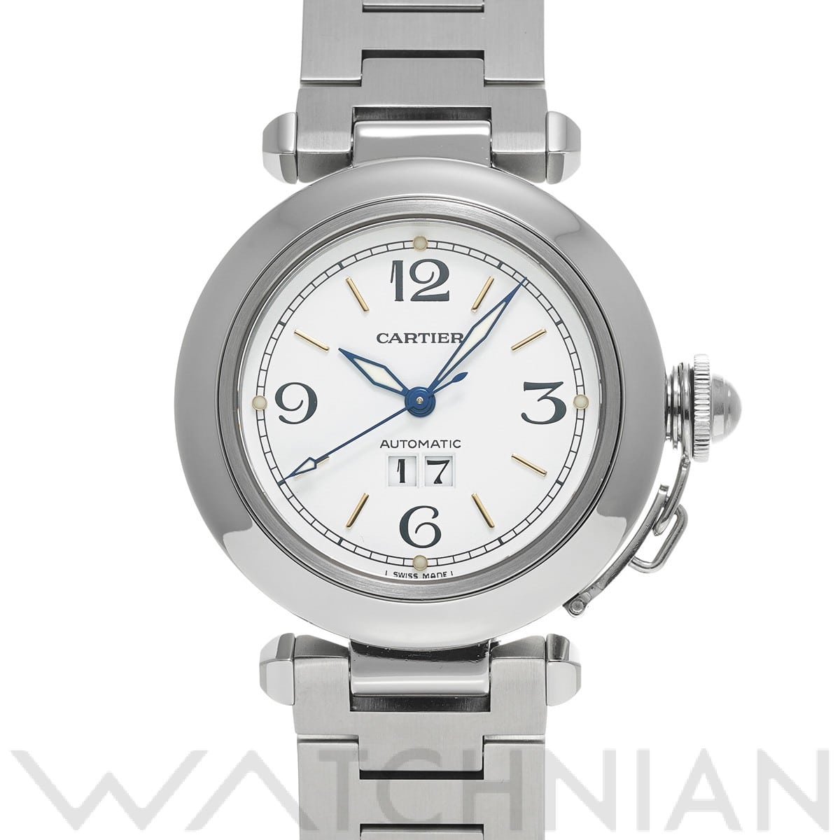 カルティエ / CARTIER パシャC W31044M7 ホワイト ユニセックス 時計 【中古】【wristwatch】