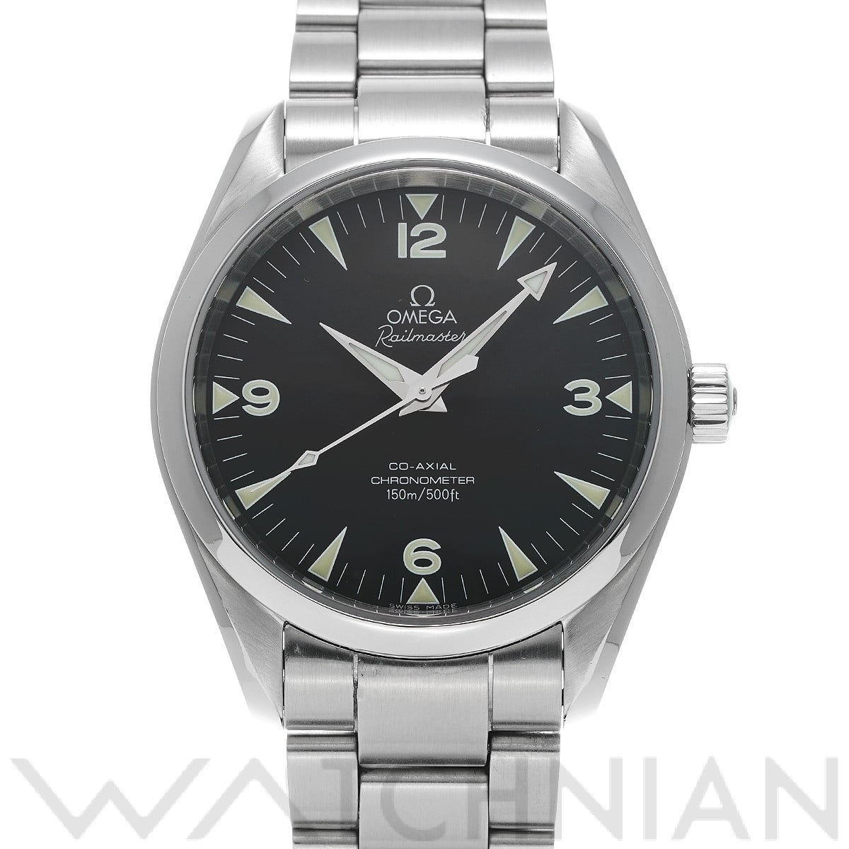 オメガ / OMEGA シーマスター レイルマスター コーアクシャル 2503.52 ブラック メンズ 時計 【中古】【wristwatch】