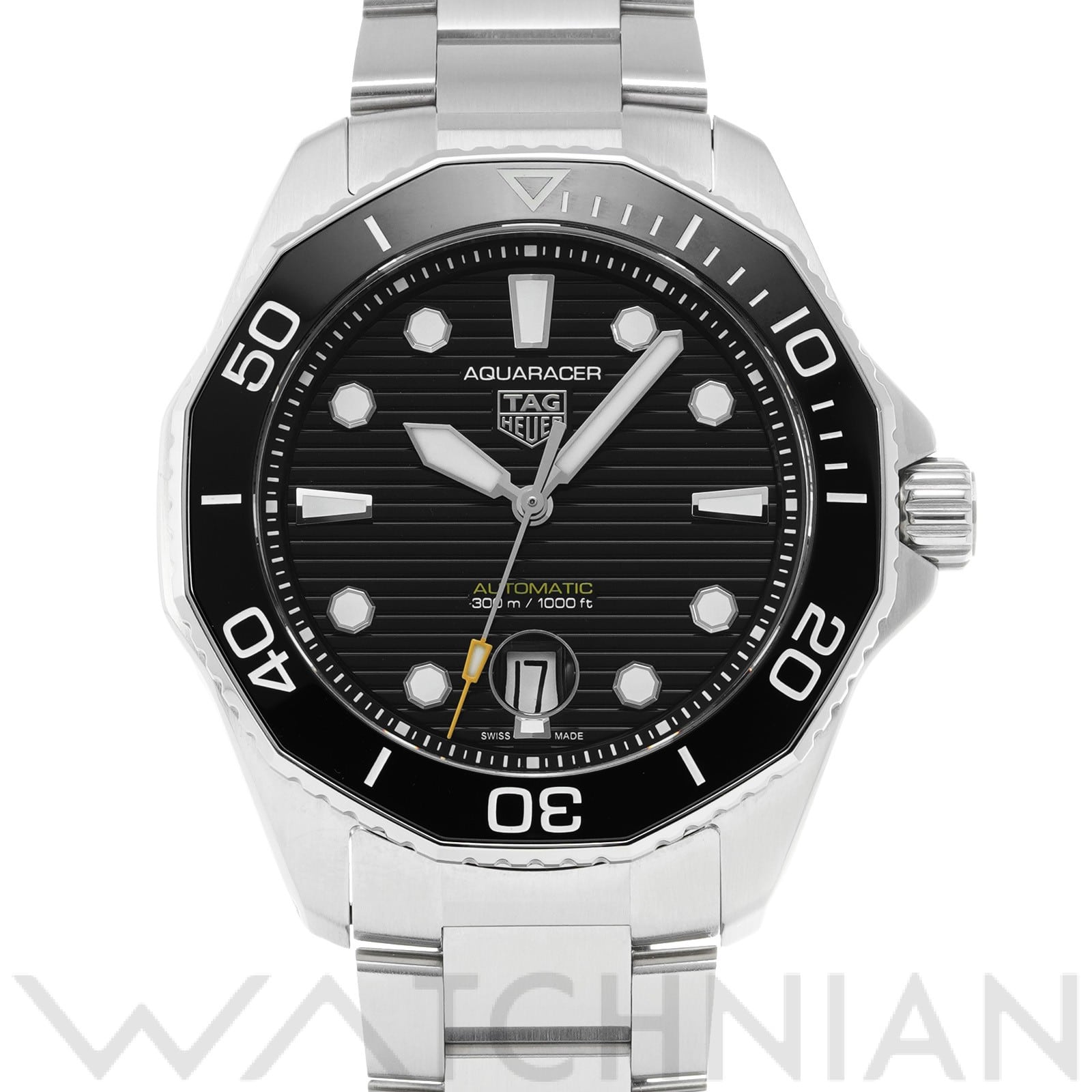 タグ ホイヤー / TAG HEUER アクアレーサー プロフェッショナル 300 キャリバー5 WBP201A.BA0632 ブラック メンズ 時計 【中古】【wristwatch】