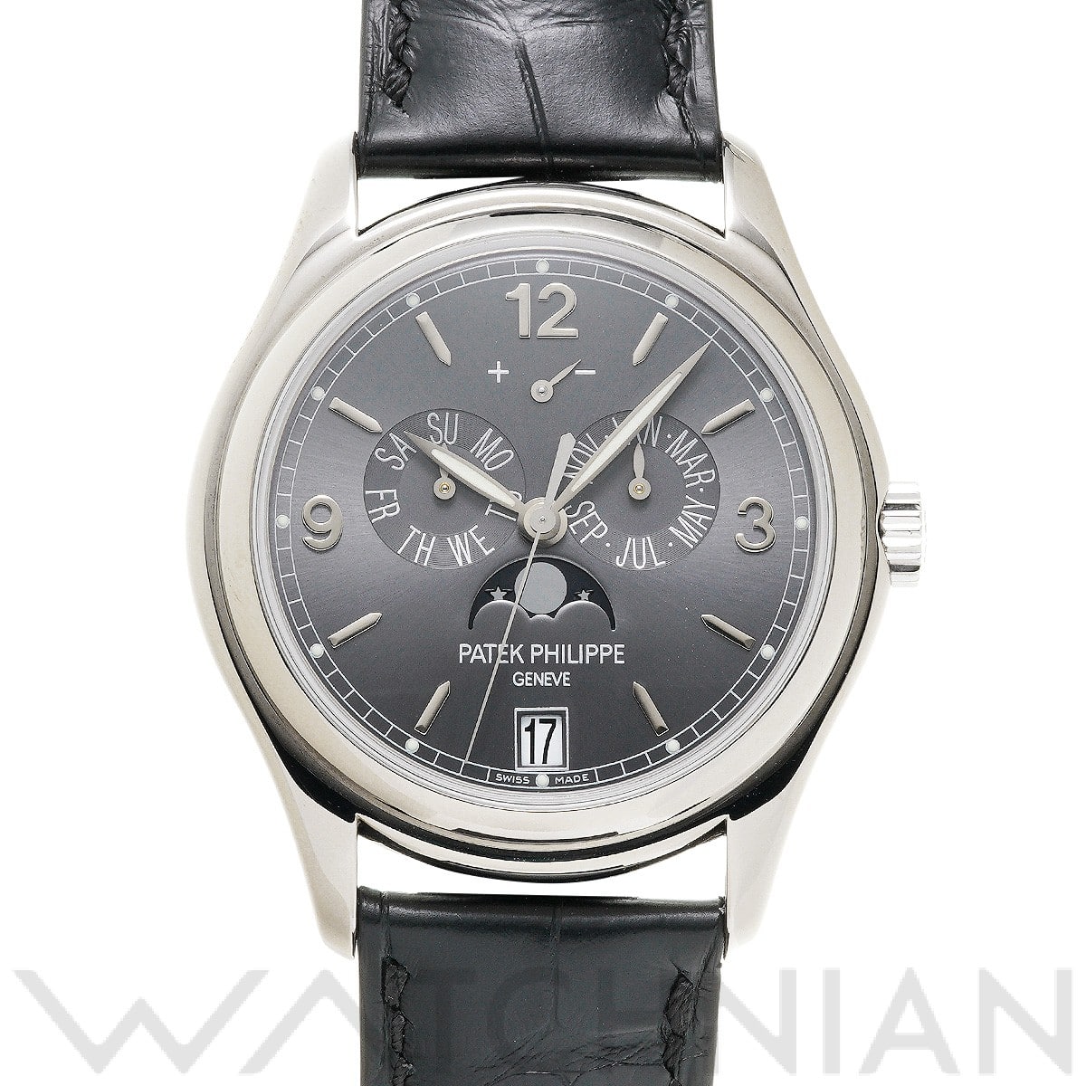 アニュアルカレンダー 5146G-010 グレー パテック フィリップ PATEK PHILIPPE メンズ 【中古】