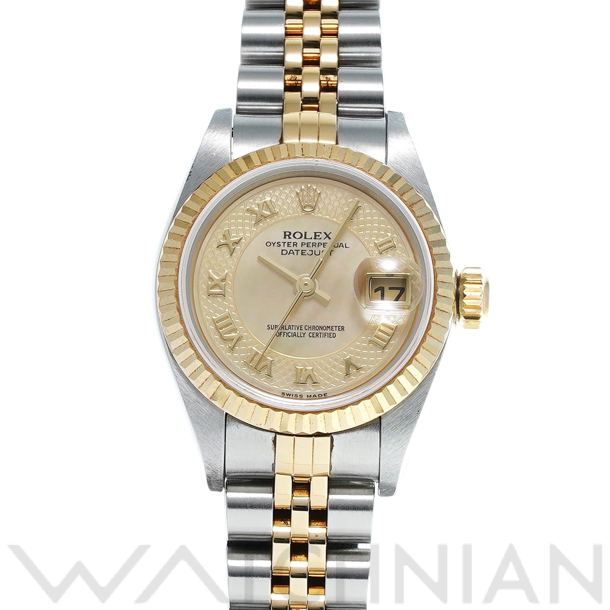 ロレックス デイトジャスト 26 79173NRD イエローシェル レディース 時計 【中古】【wristwatch】