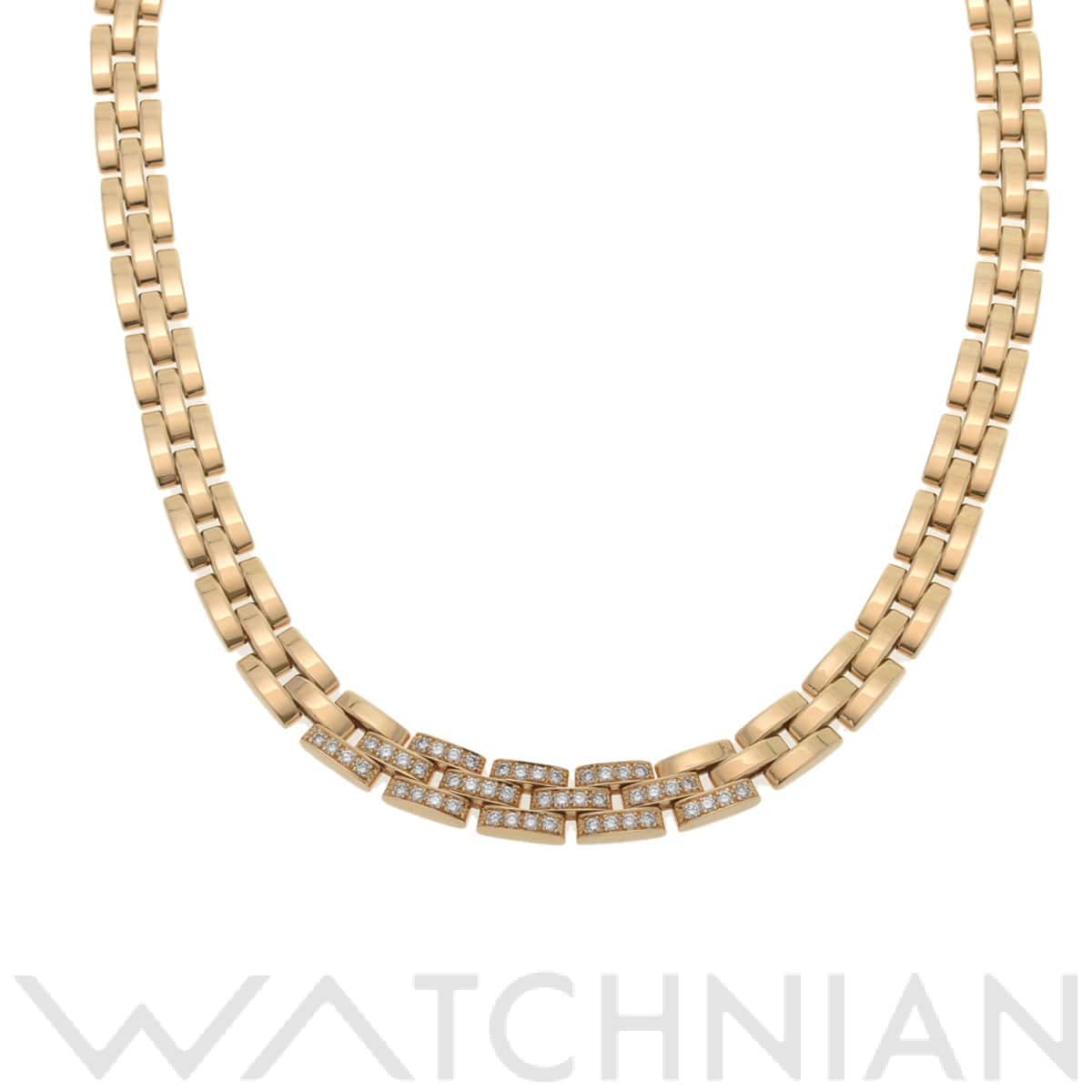 カルティエ マイヨンパンテールネックレス パヴェダイヤ ゴールド K18イエローゴールド YG レディース ジュエリー 【中古】【jewelry】