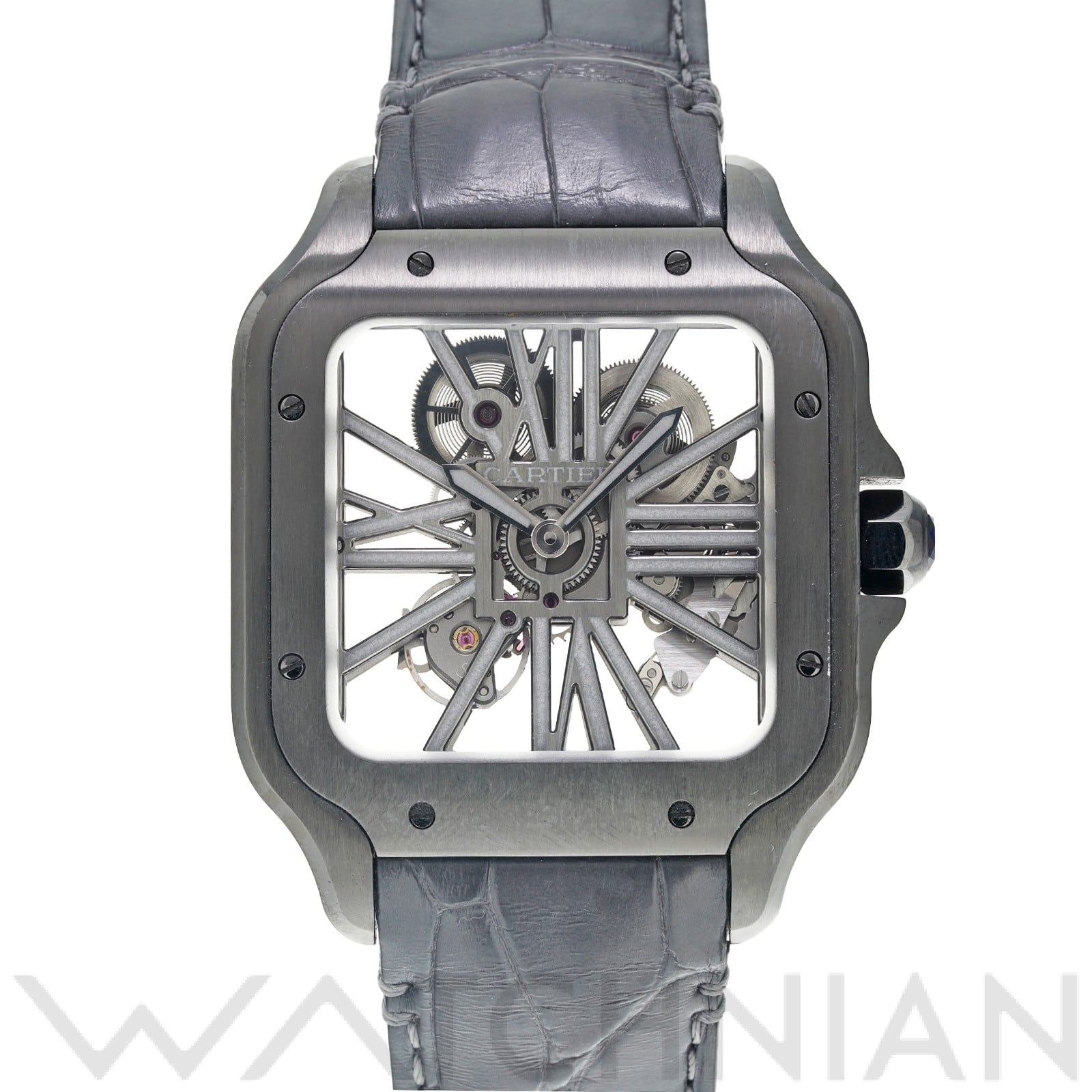 サントス ドゥ カルティエ スケルトン LM WHSA0009 スケルトン カルティエ CARTIER メンズ 【中古】