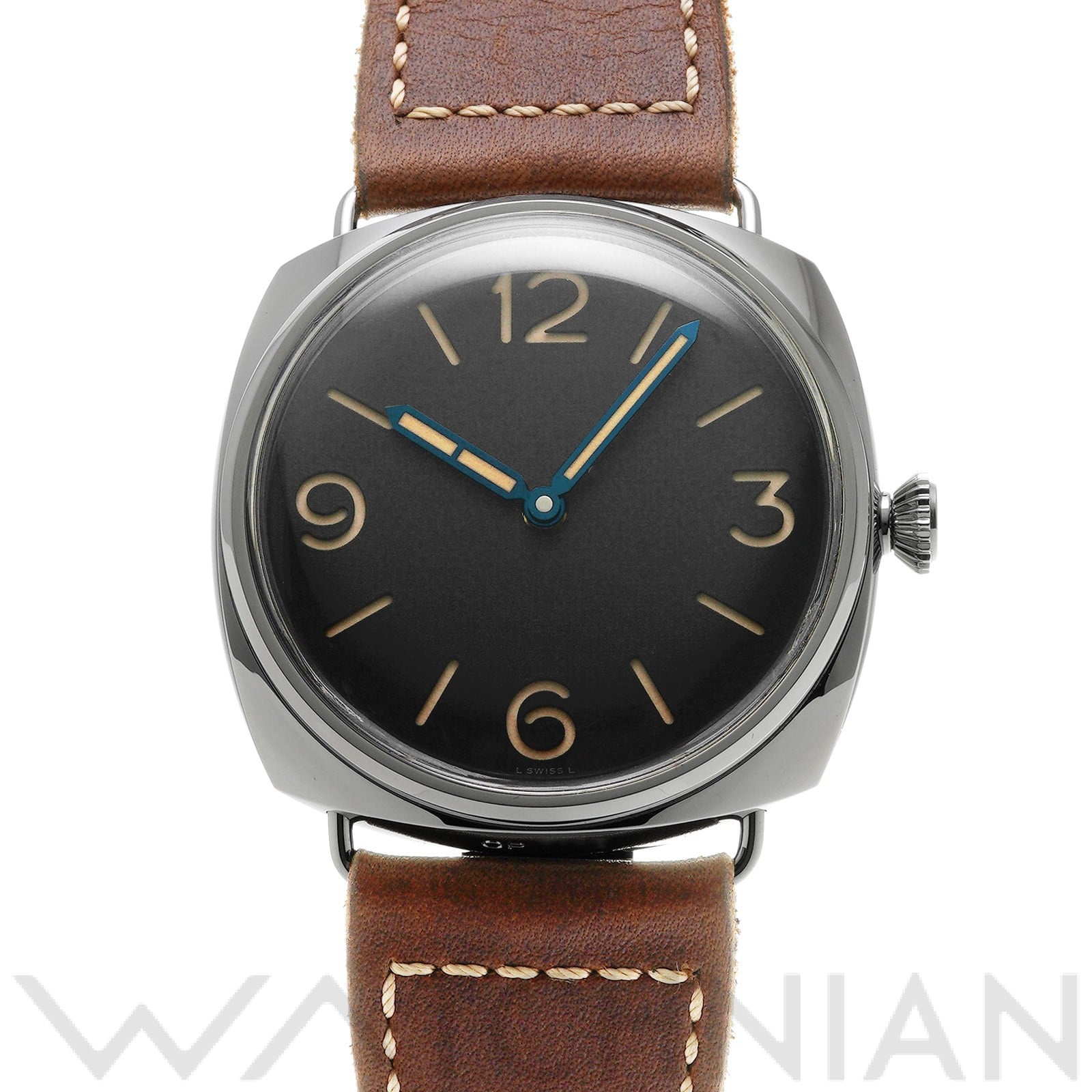ラジオミール 3デイズ アッチャイオ PAM00721 T番(2017年製造) ブラック パネライ OFFICINE PANERAI メンズ 【中古】