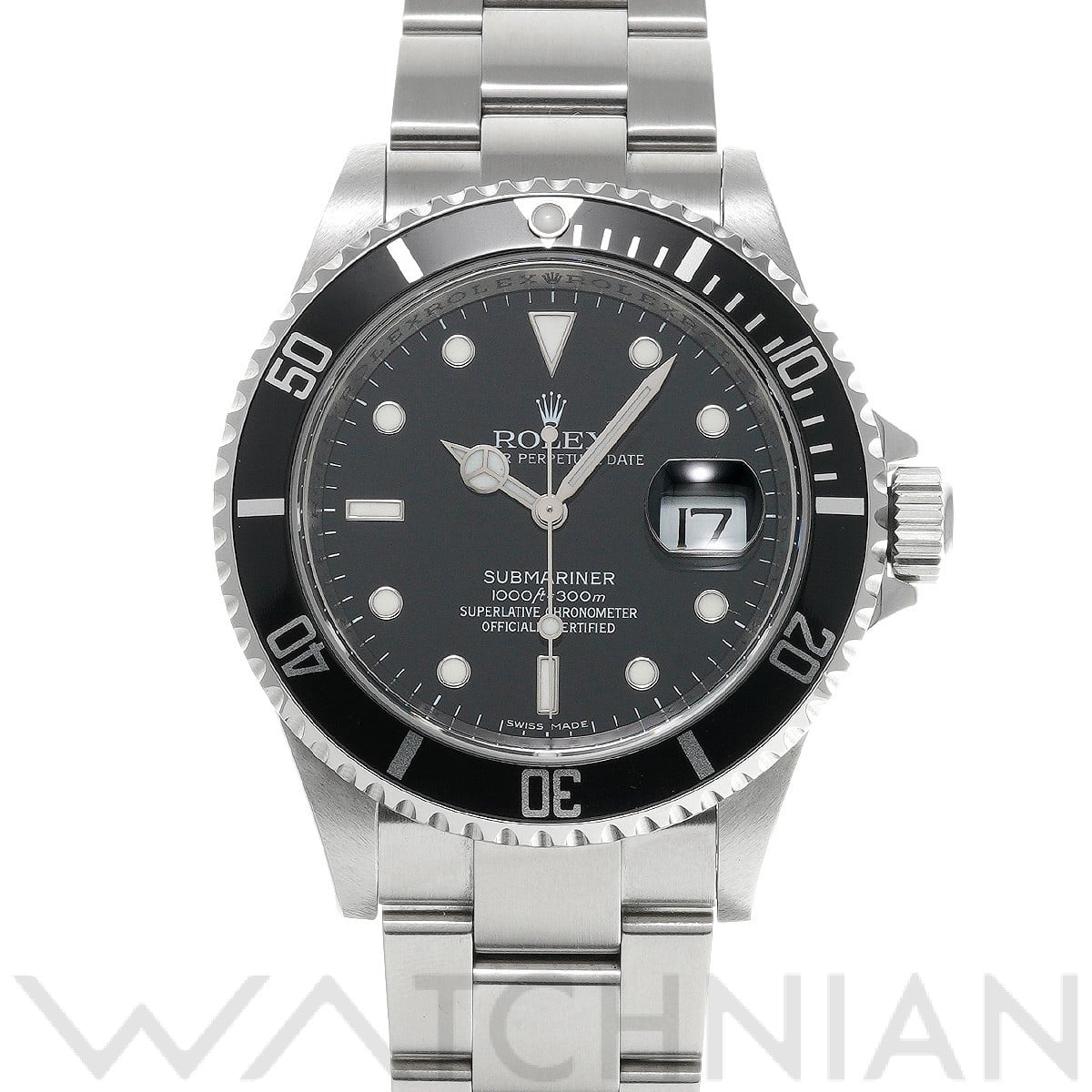 サブマリーナ デイト 16610 M番(2008年頃製造) ブラック ロレックス ROLEX メンズ 【中古】