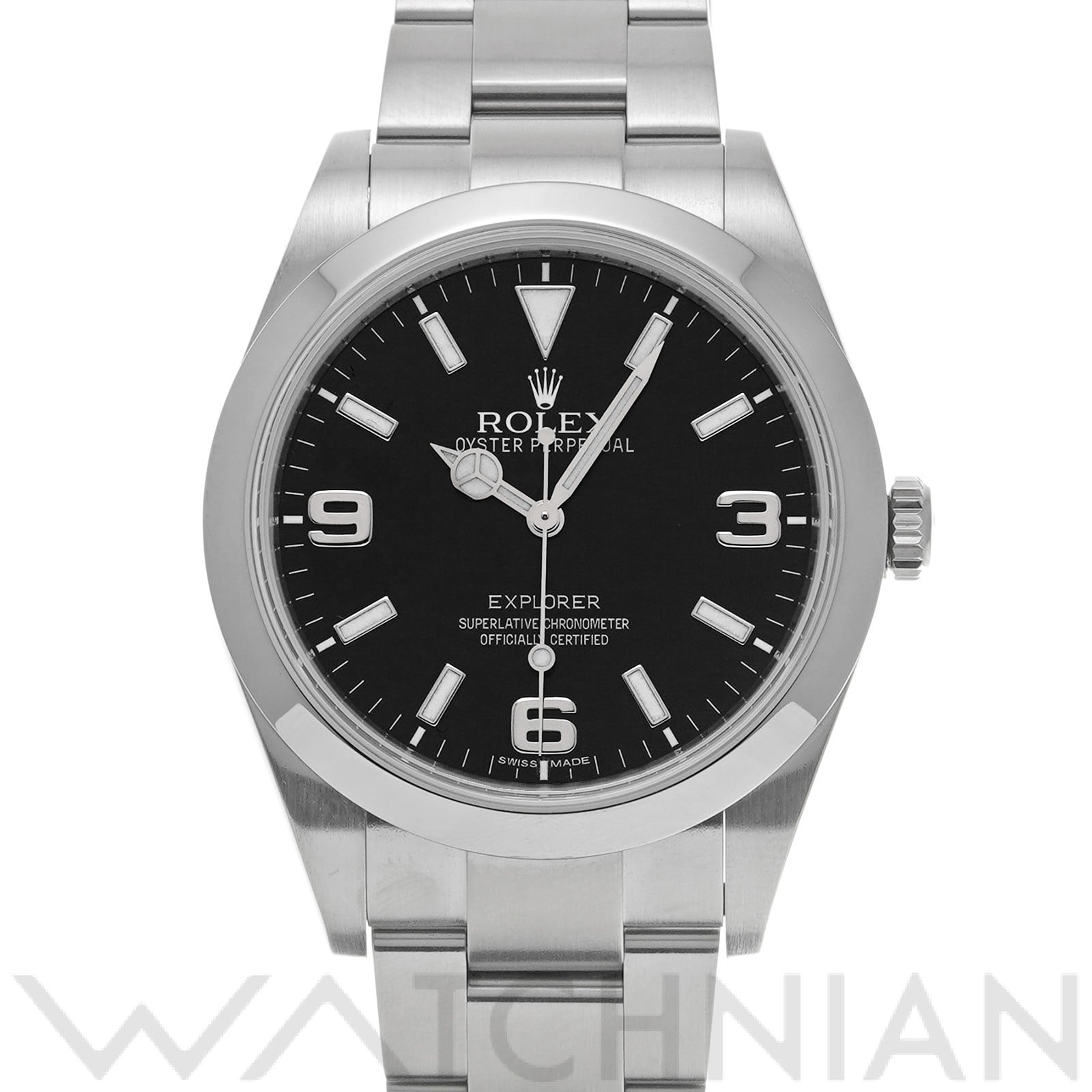 ロレックス エクスプローラー 214270 ブラック メンズ 時計 【中古】【wristwatch】