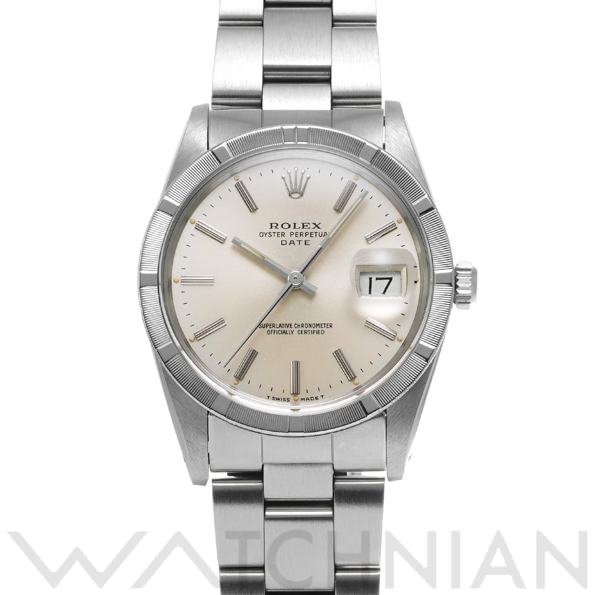 ロレックス / ROLEX オイスターパーペチュアル デイト 15010 シルバー メンズ 時計 【中古】【wristwatch】