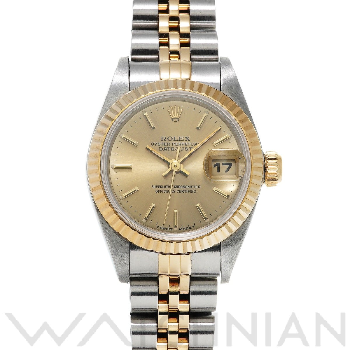 ロレックス デイトジャスト 26 69173 シャンパン レディース 時計 【中古】【wristwatch】