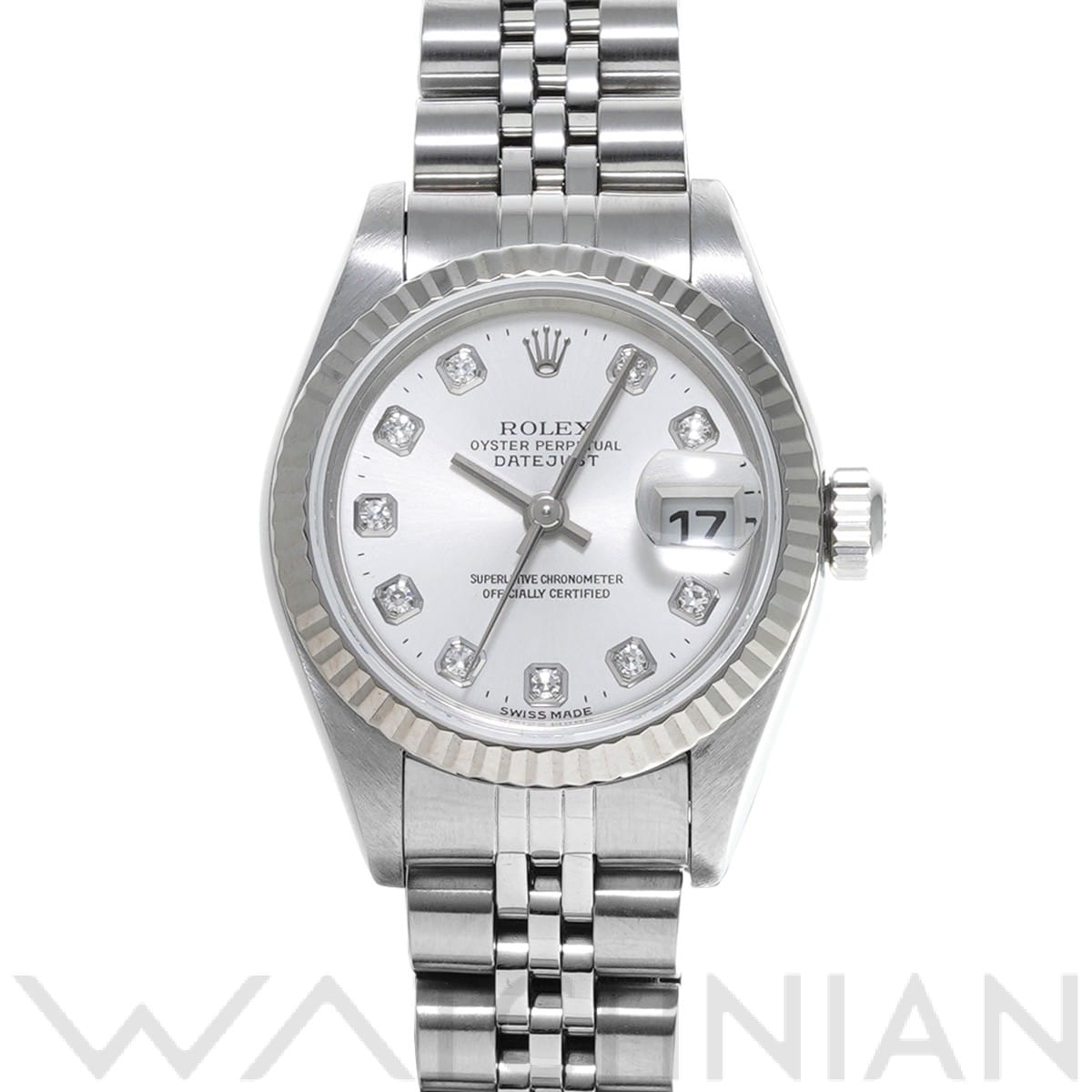 ロレックス デイトジャスト 79174G シルバー/ダイヤモンド レディース 時計 【中古】【wristwatch】