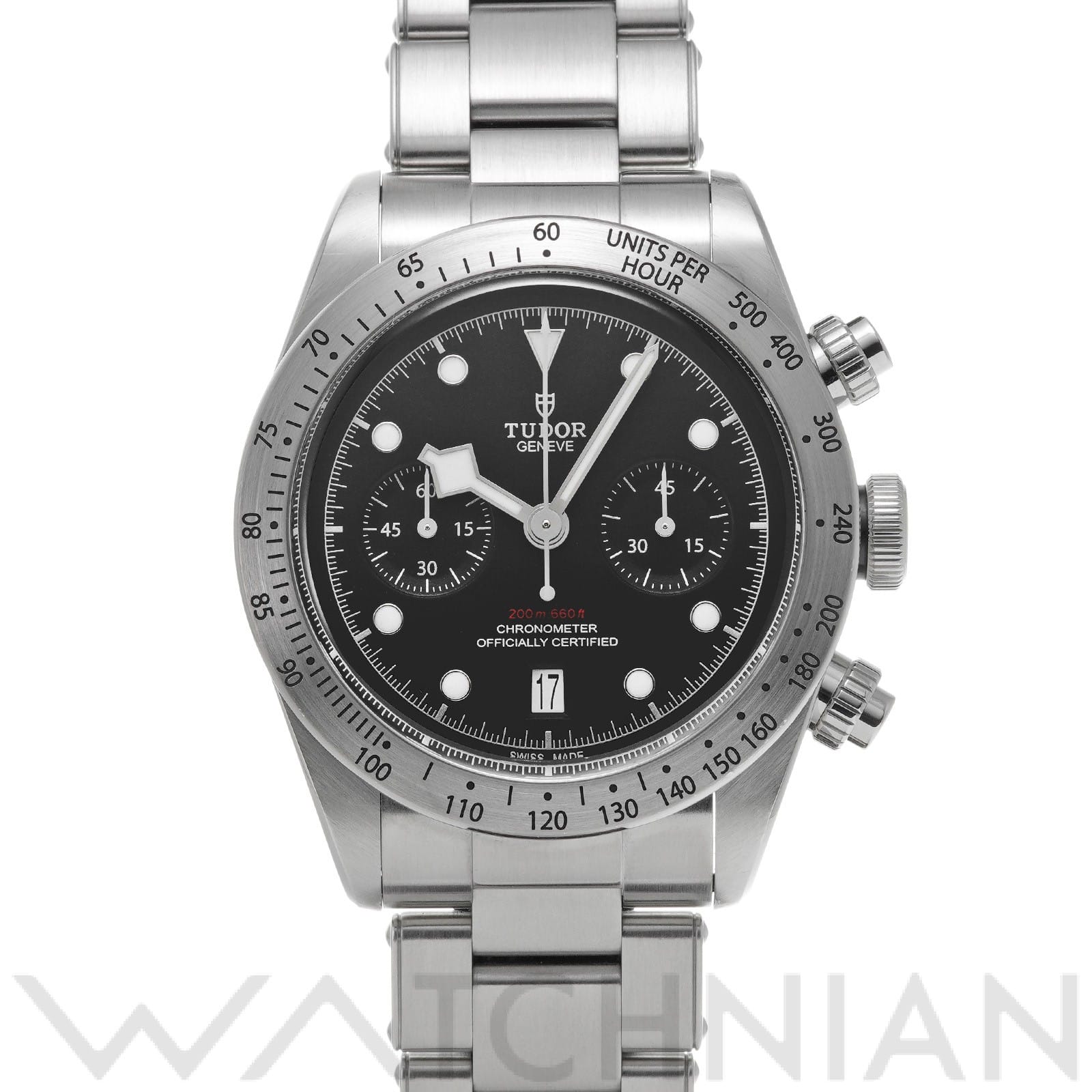 チューダー / チュードル / TUDOR ヘリテージ ブラックベイ クロノ 79350 ブラック メンズ 時計 【中古】【wristwatch】